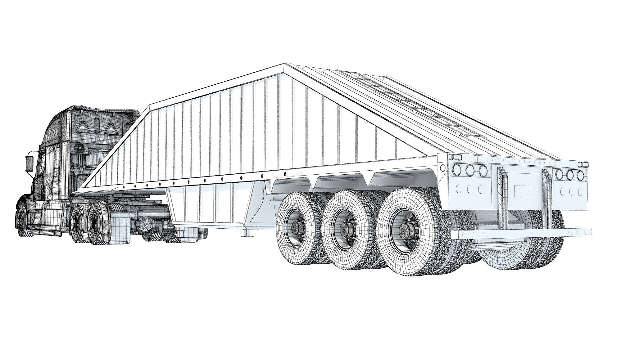 Bottom Dump Truck