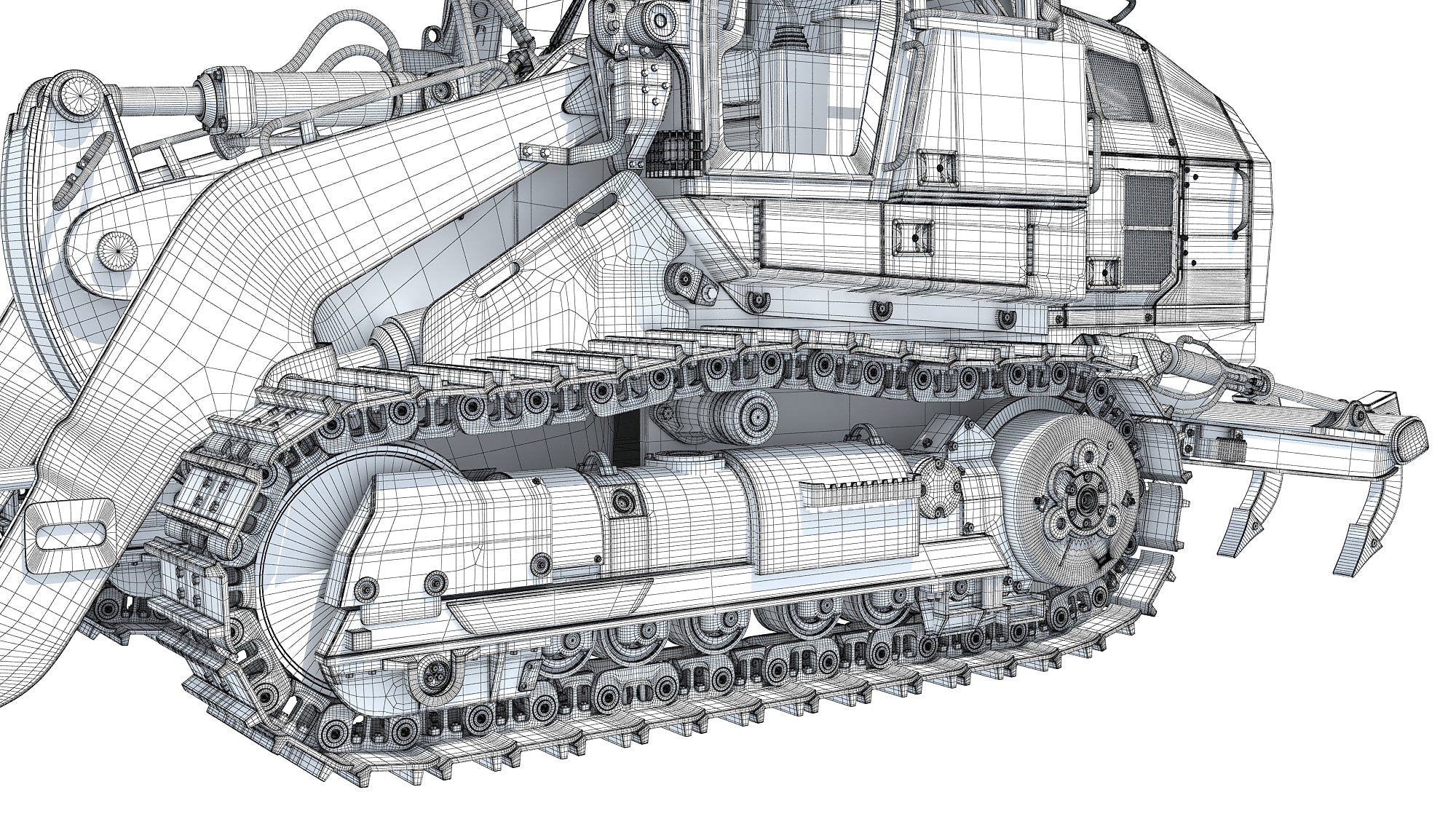 Tracked Dozer Bulldozer
