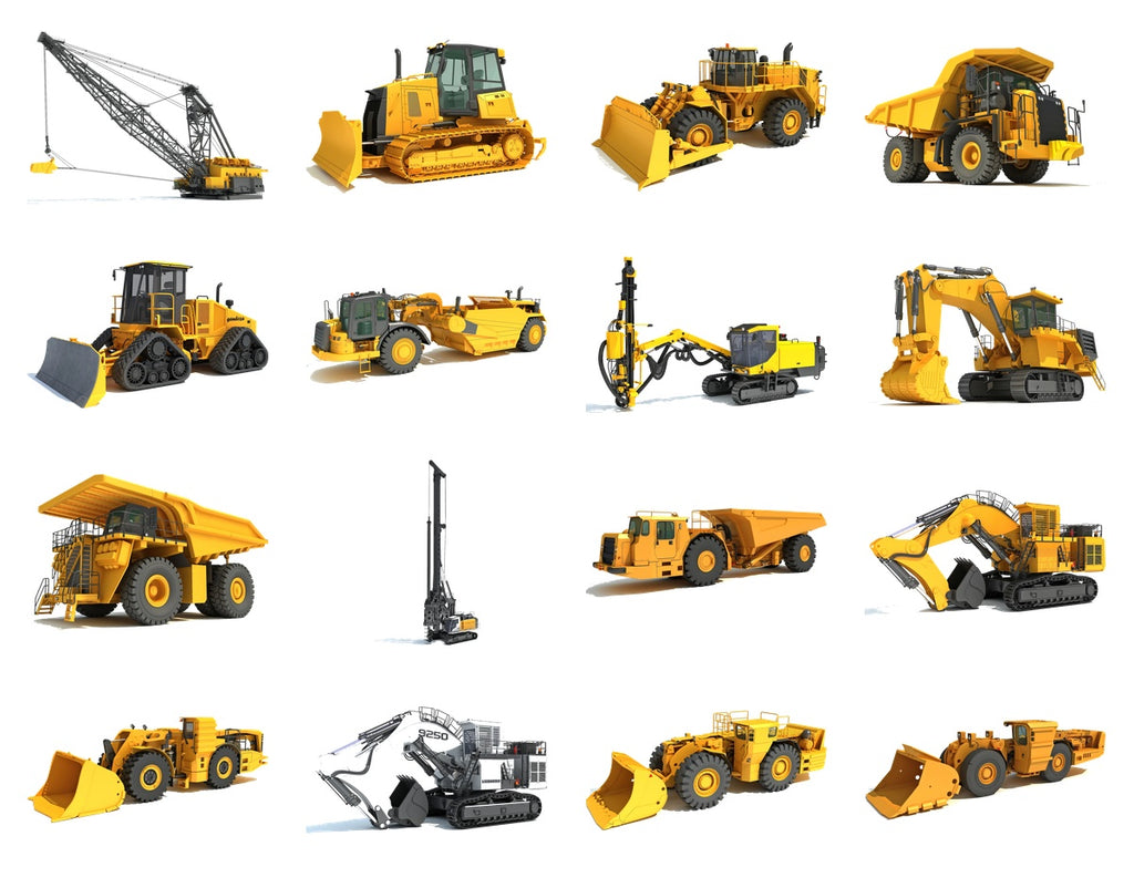 Mining Equipment Pack – Professional Surface Mining Machinery Collection