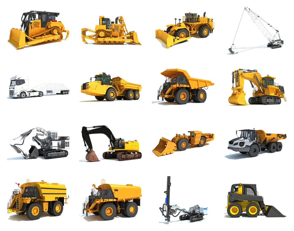 Mining Equipment Pack 2 Professional Quarry Heavy Earthmoving