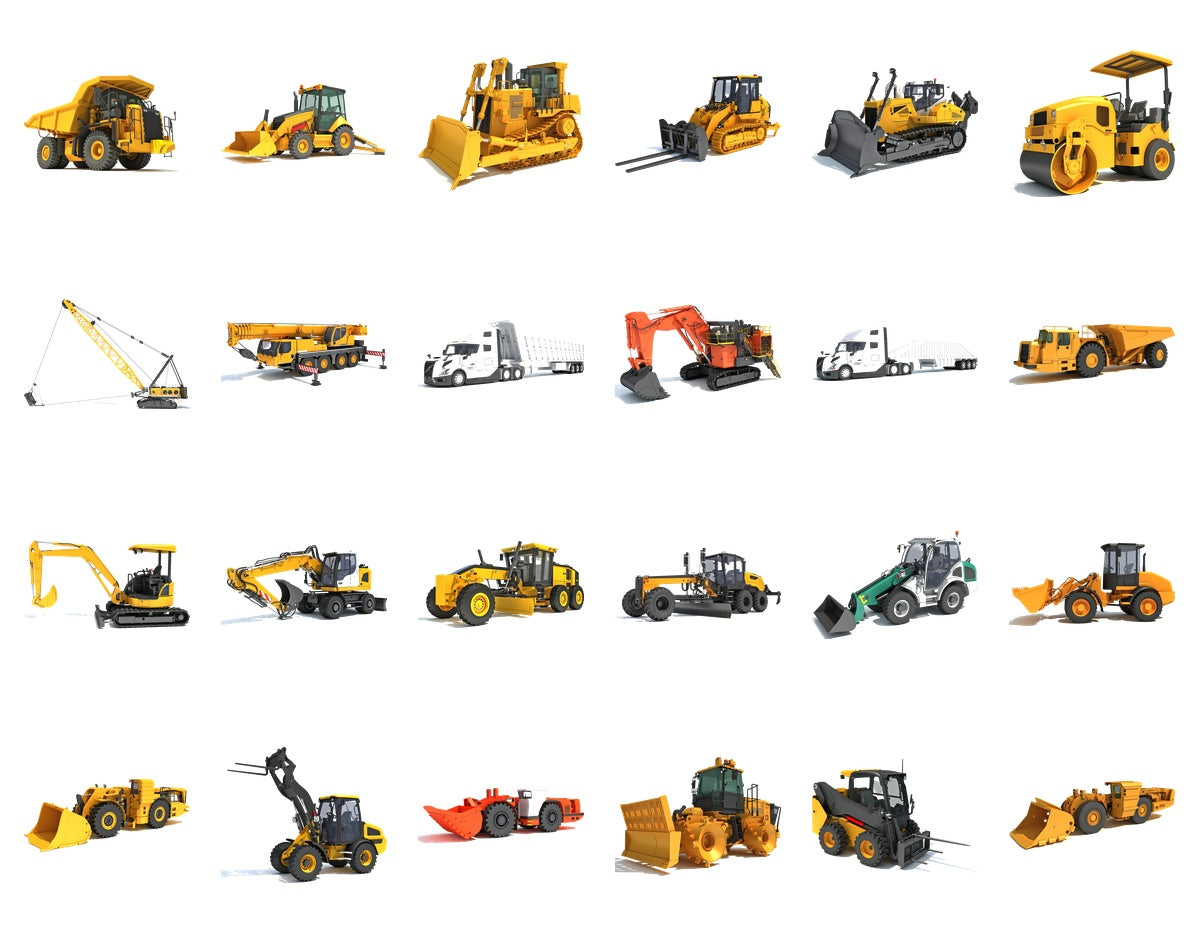 Ultimate Heavy Construction Equipment Pack – Professional Machinery Collection