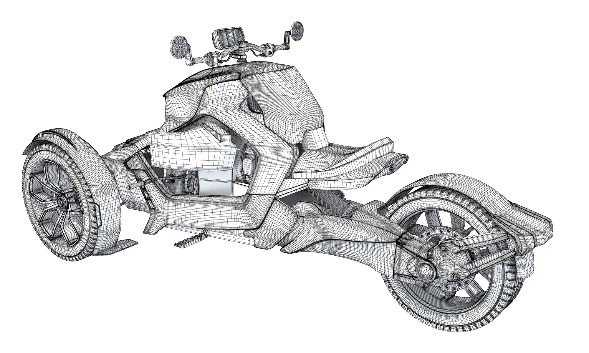 3 Wheel Motorcycle