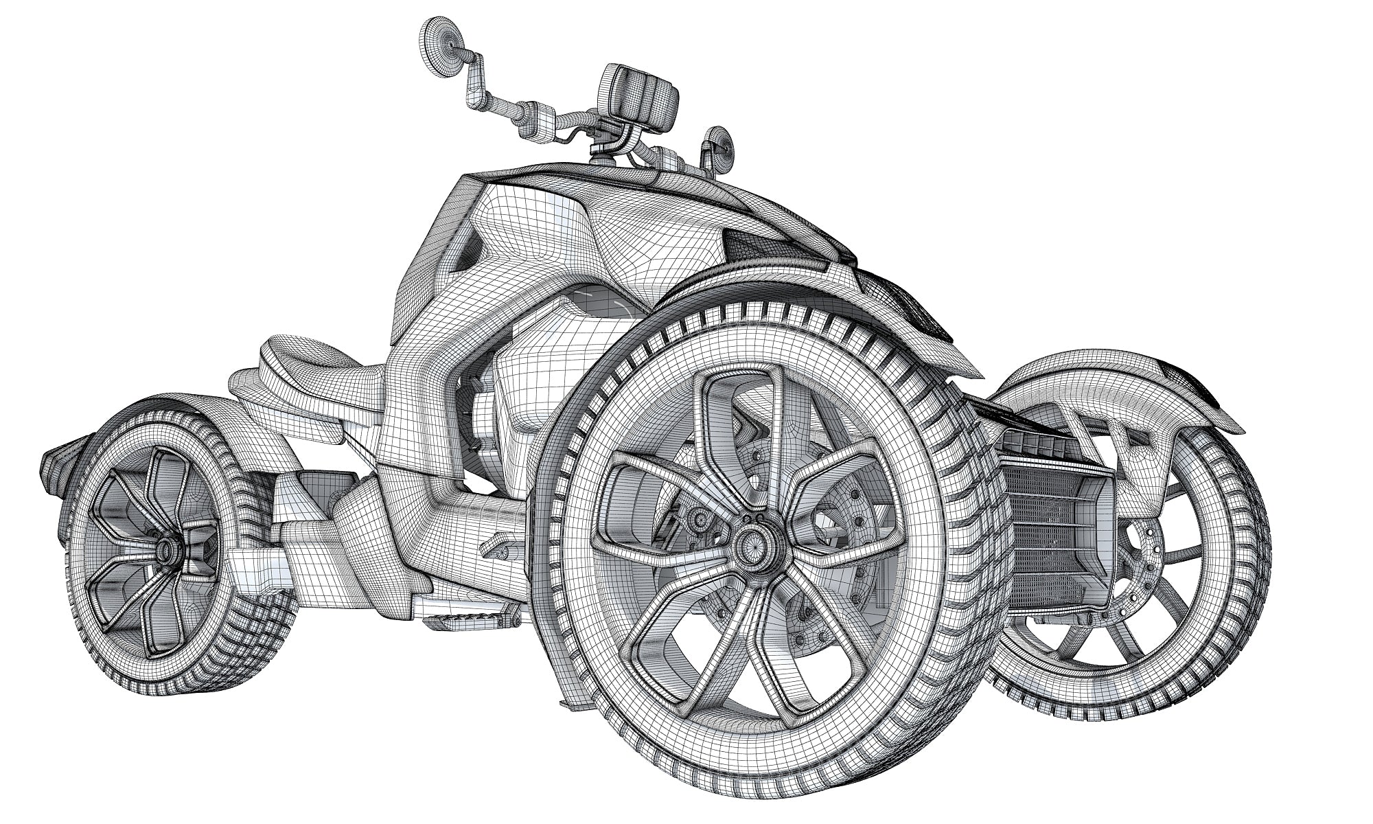 3 Wheel Motorcycle