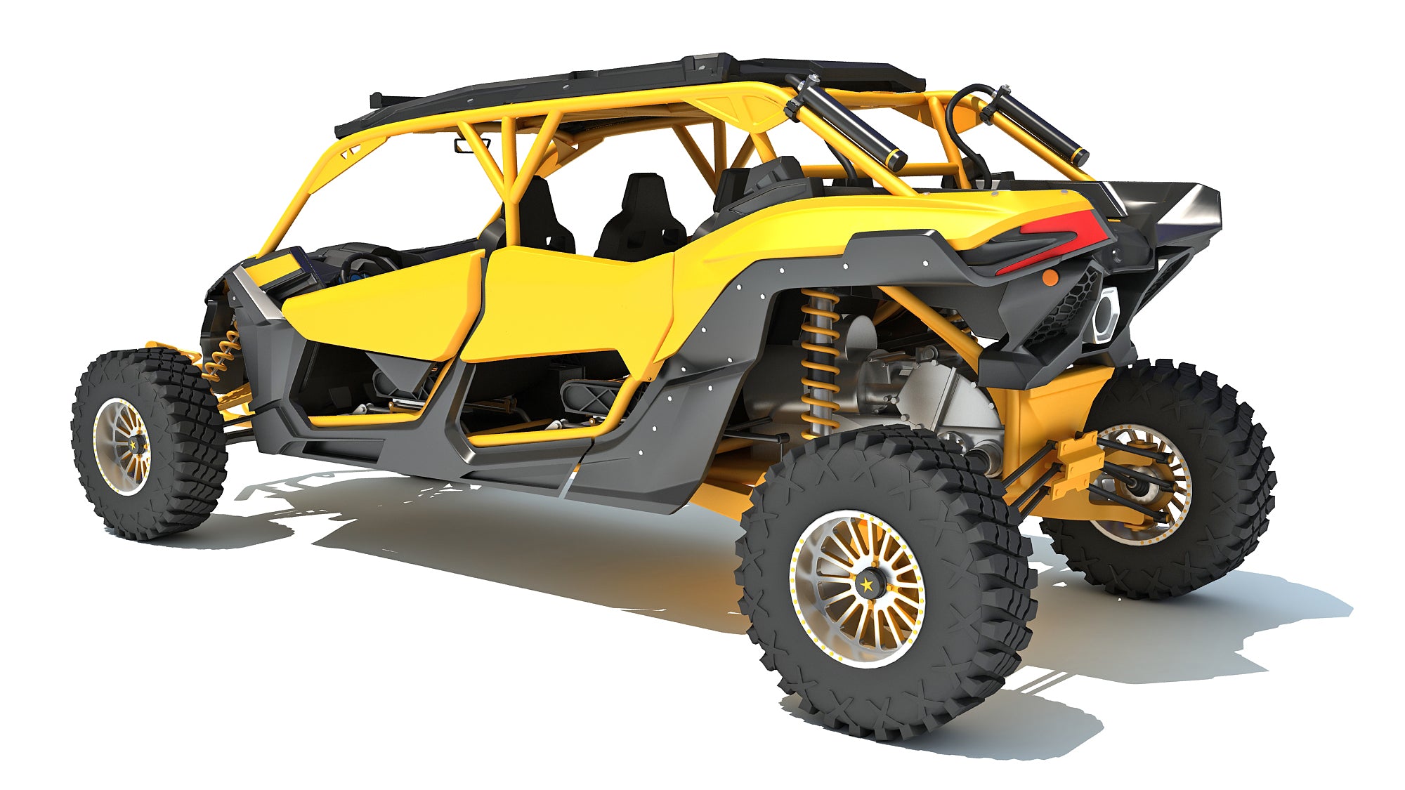 Can Am Maverick Four Wheeler Buggy 3D Horse