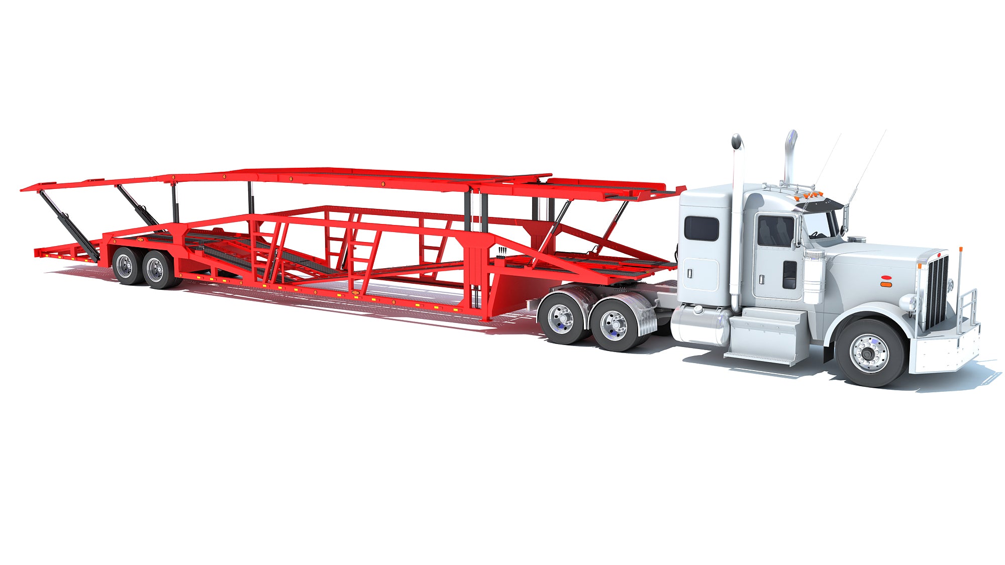 Car Carrier Semi Truck Trailer