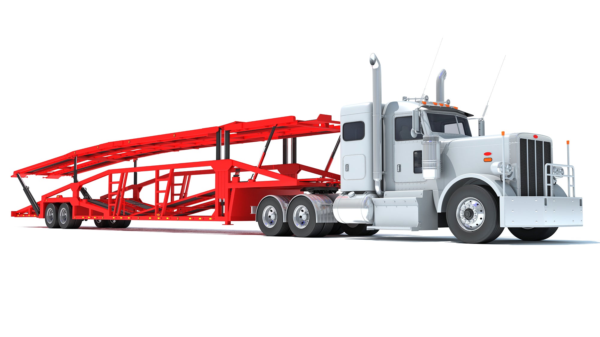 Car Carrier Semi Truck Trailer