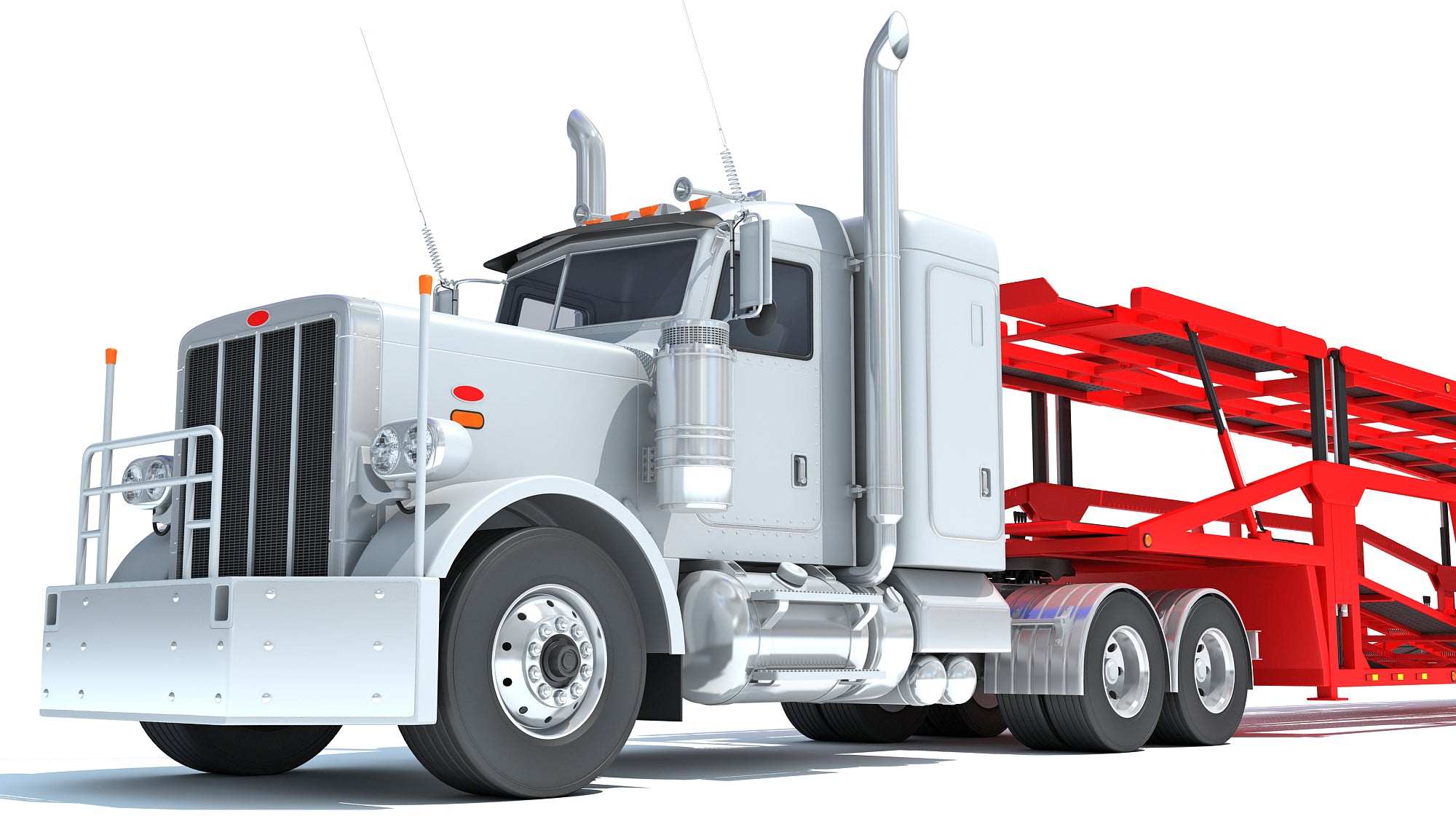 Car Carrier Semi Truck Trailer