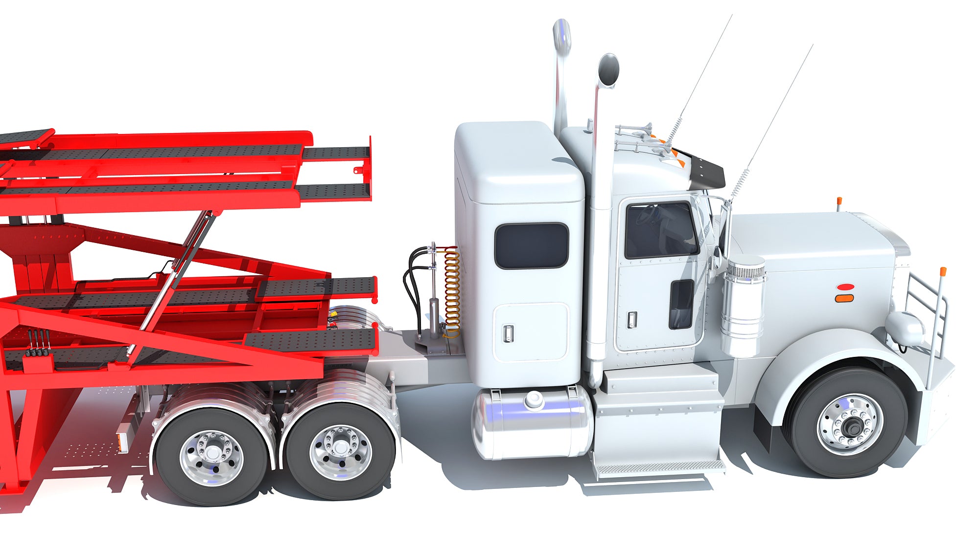 Car Carrier Semi Truck Trailer