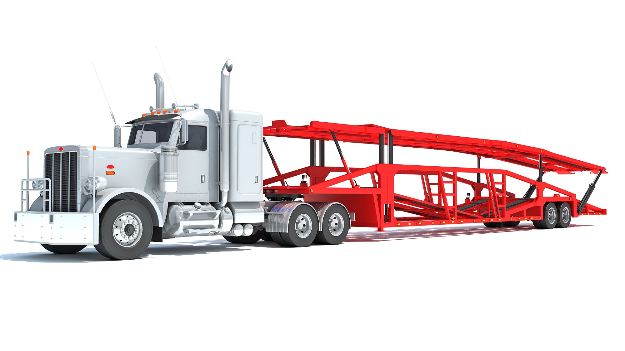 Car Carrier Semi Truck Trailer