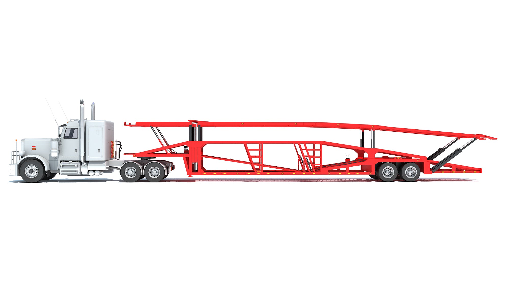 Car Carrier Semi Truck Trailer