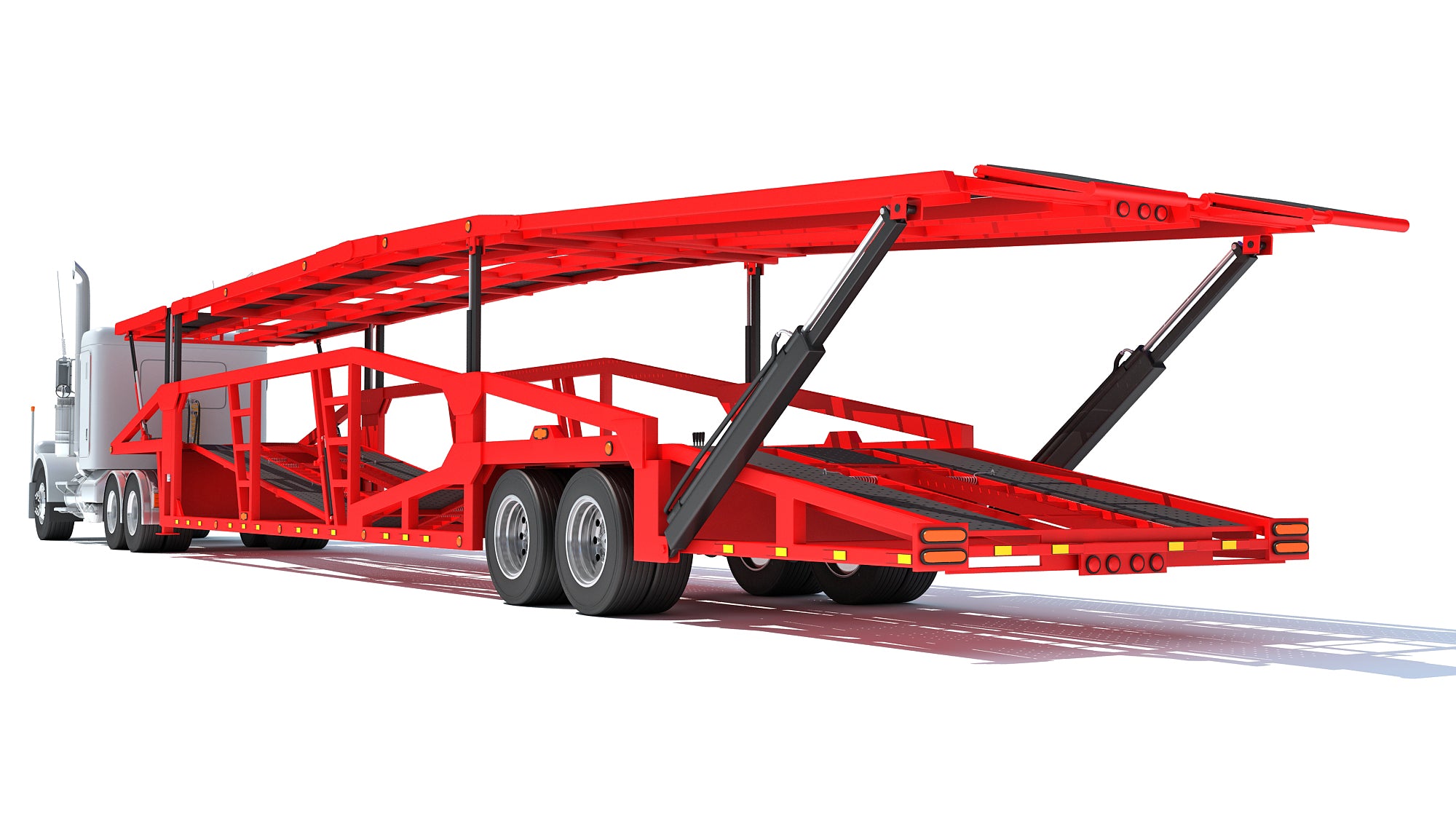 Car Carrier Semi Truck Trailer