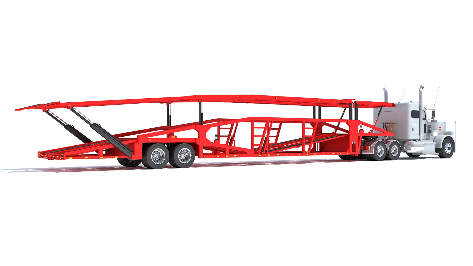 Car Carrier Semi Truck Trailer