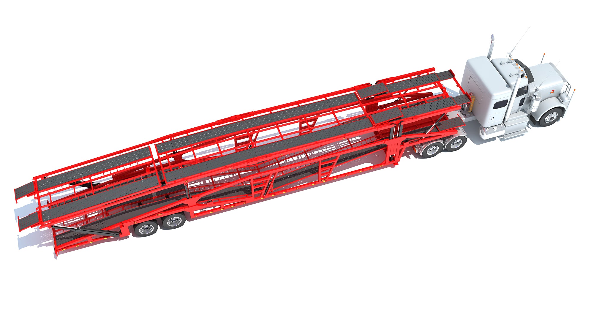 Car Carrier Semi Truck Trailer