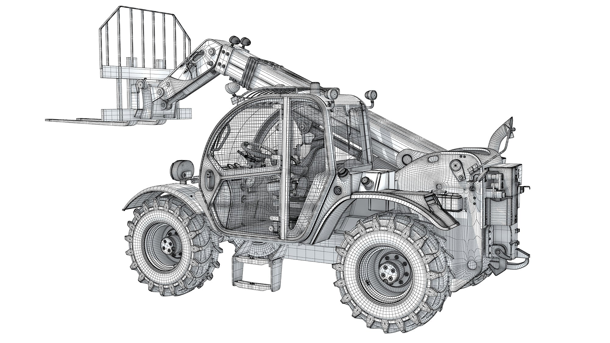 Telescopic Telehandler Forklift