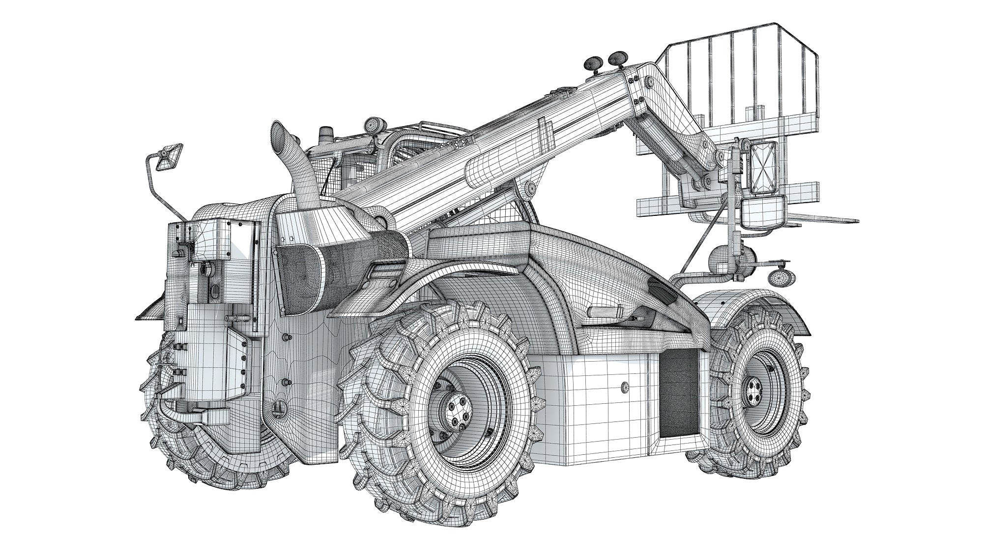 Telescopic Telehandler Forklift