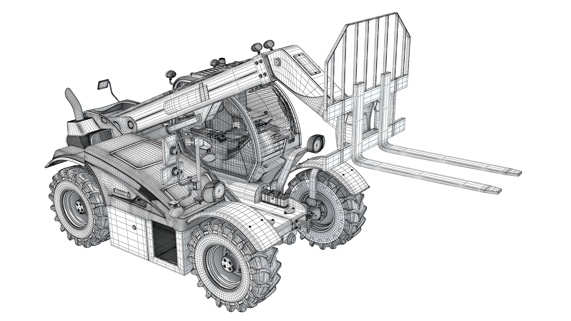 Telescopic Telehandler Forklift