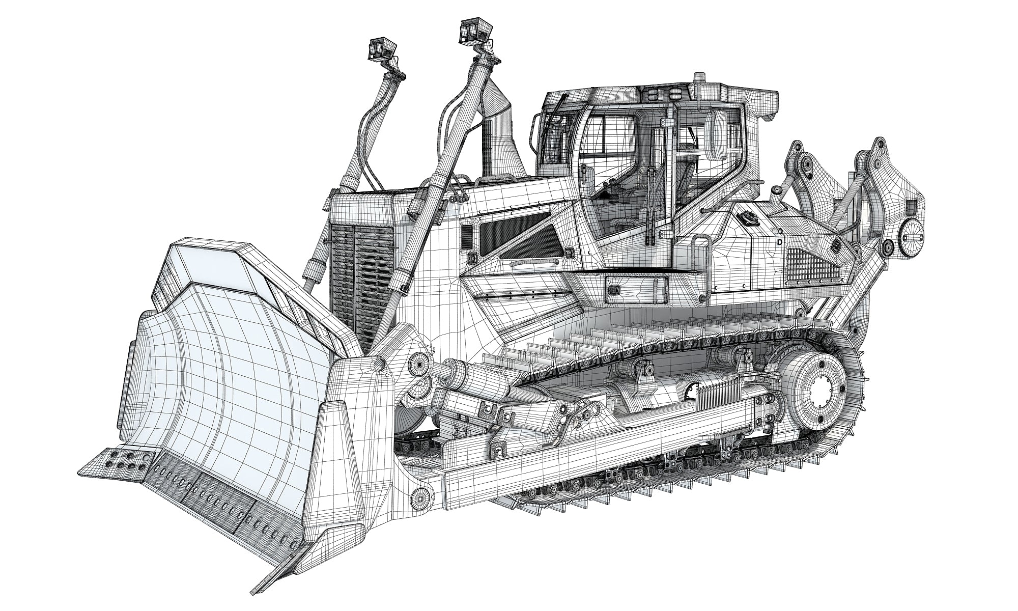 Mining Crawler Dozer