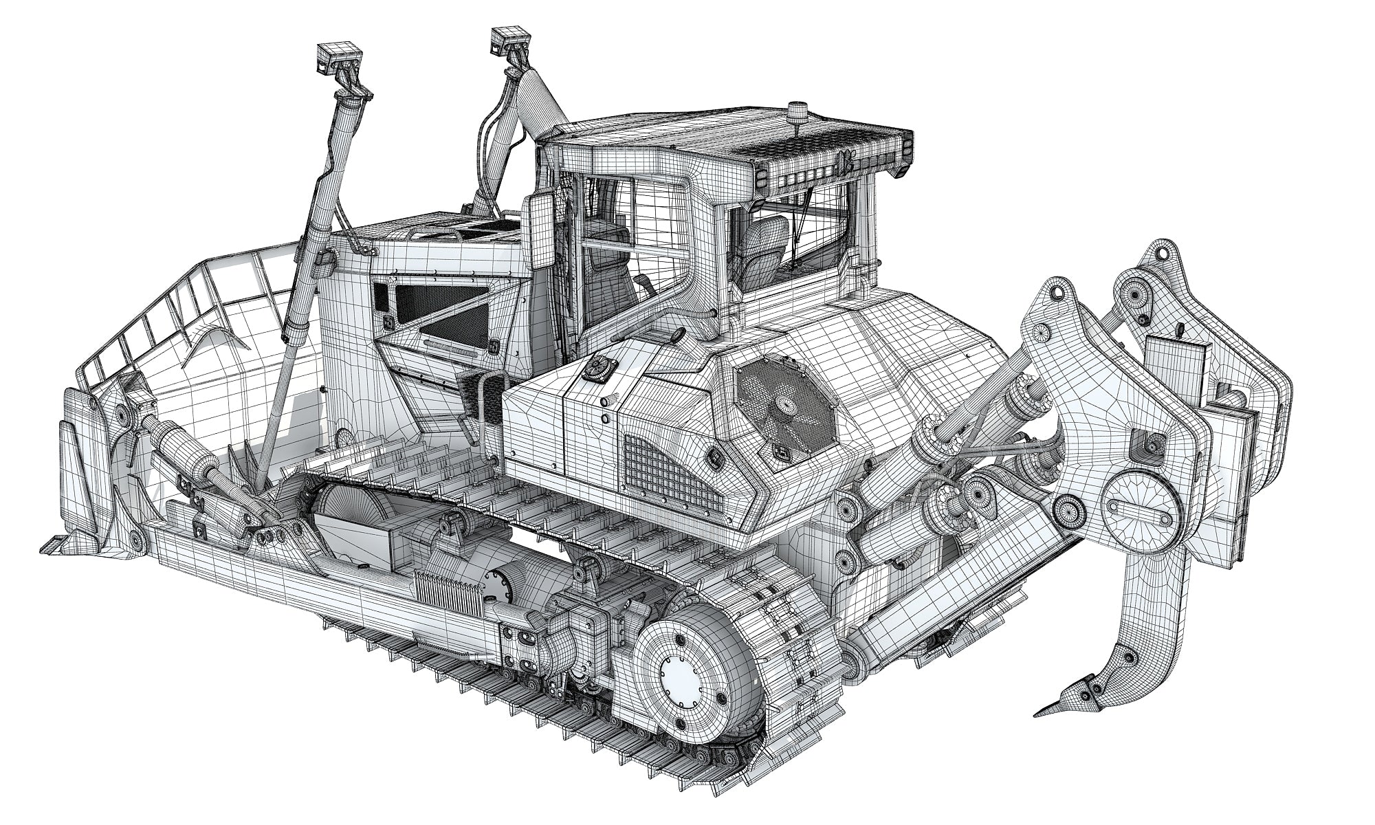 Mining Crawler Dozer