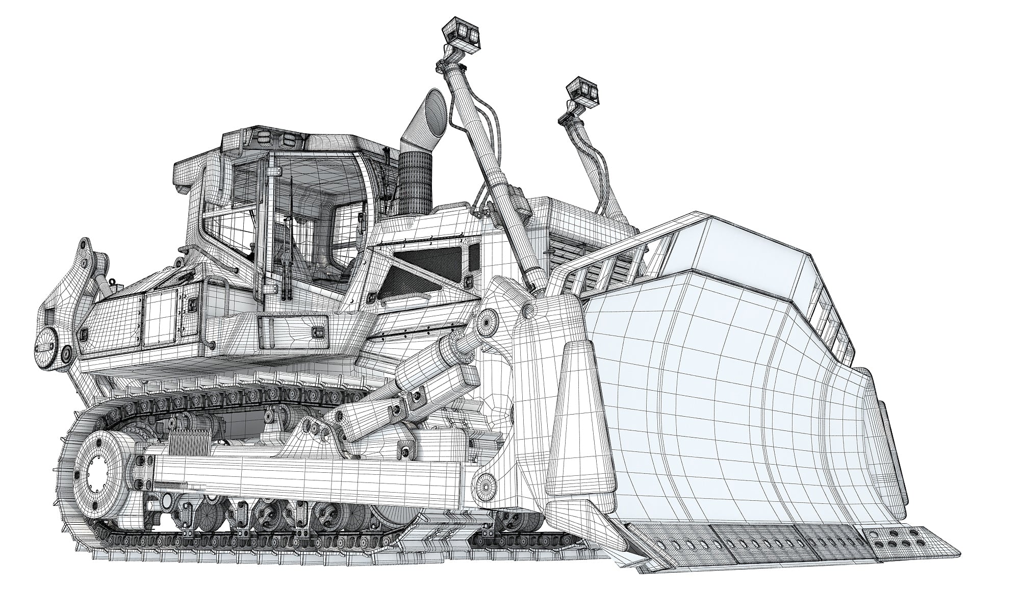 Mining Crawler Dozer