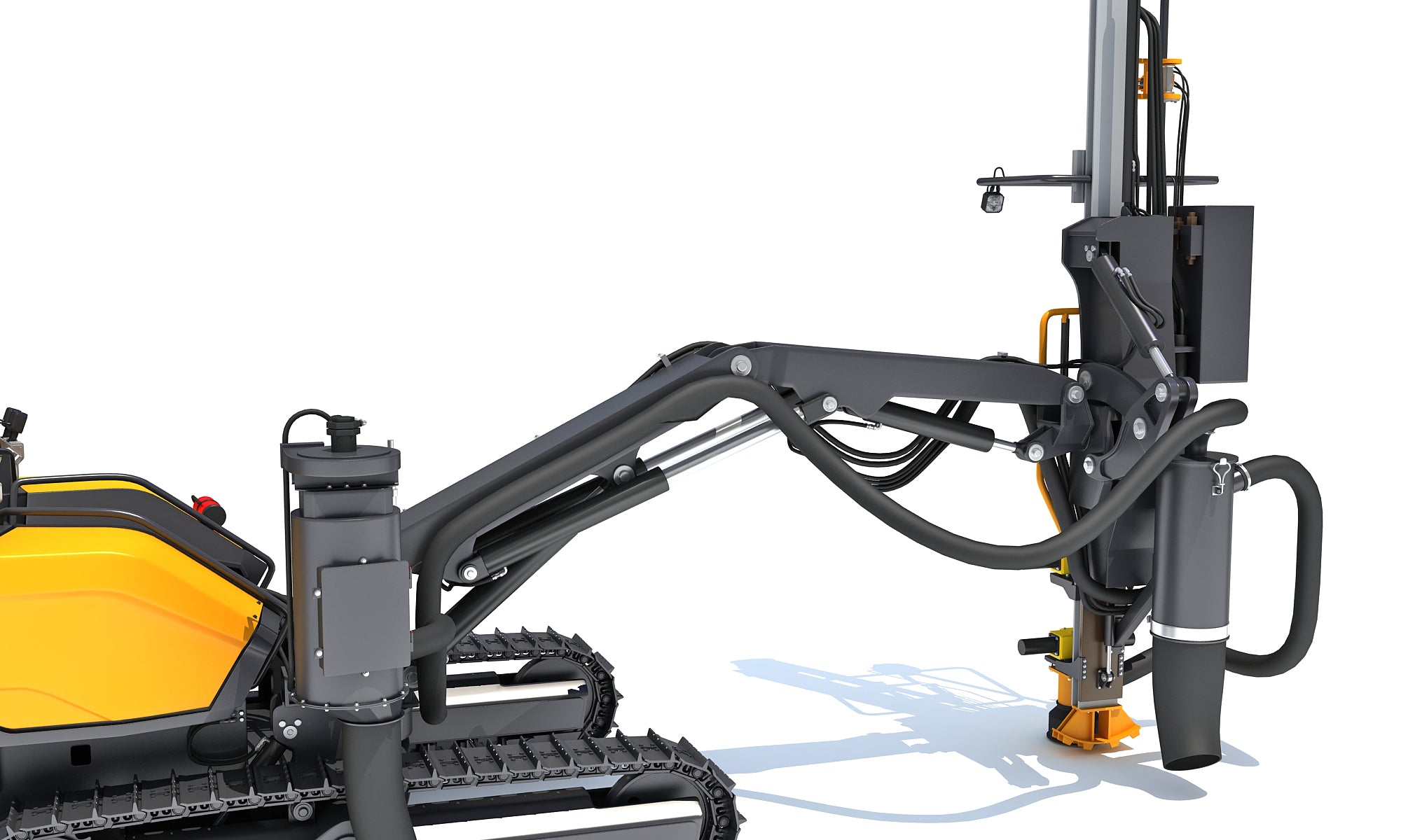 Surface Drill Rig Mining Machine 3D Model