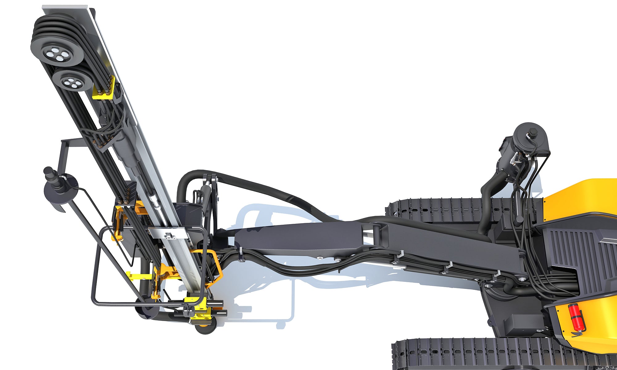 Surface Drill Rig Mining Machine 3D Model