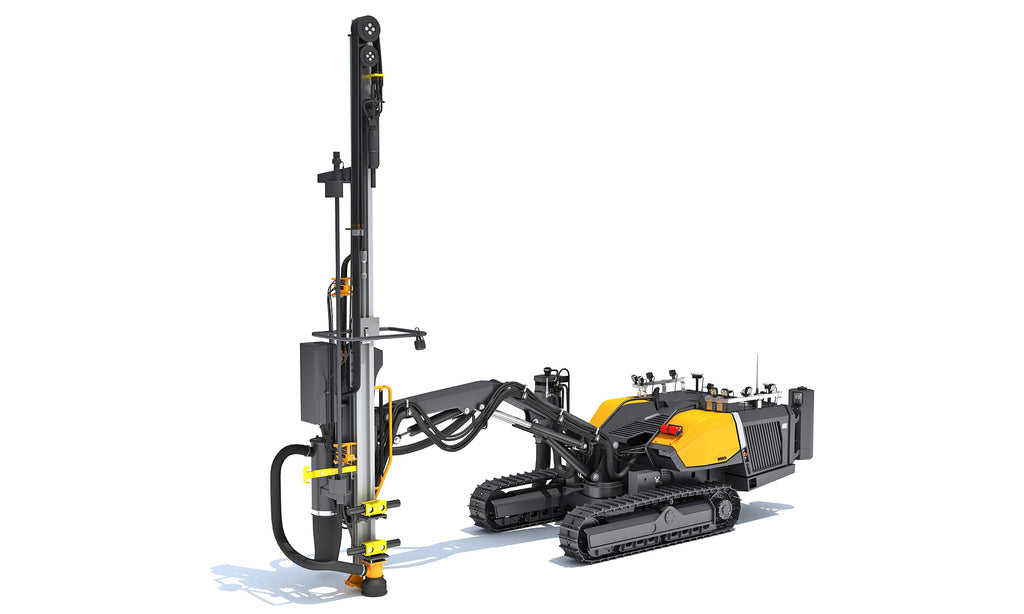 Surface Drill Rig Mining Machine 3D Model