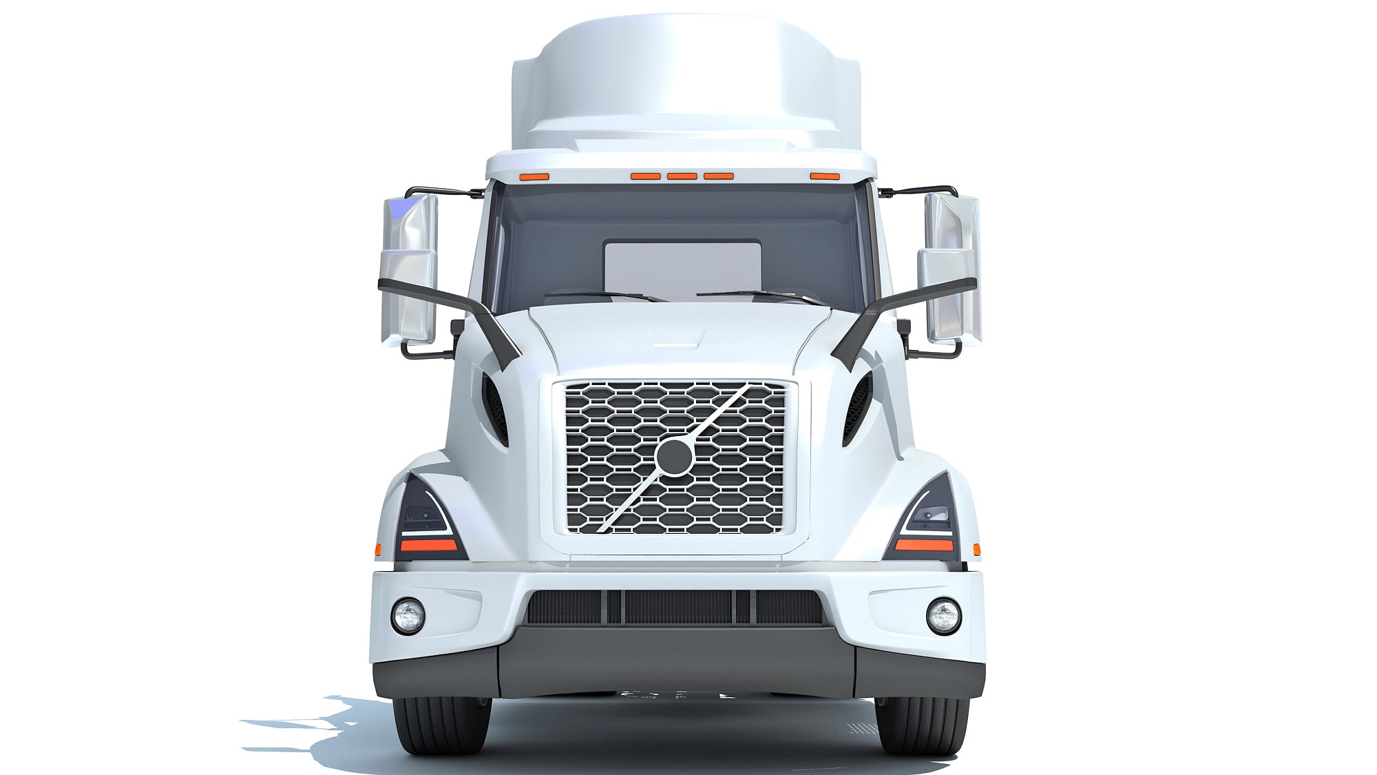Semi Truck with Bottom Dump Trailer