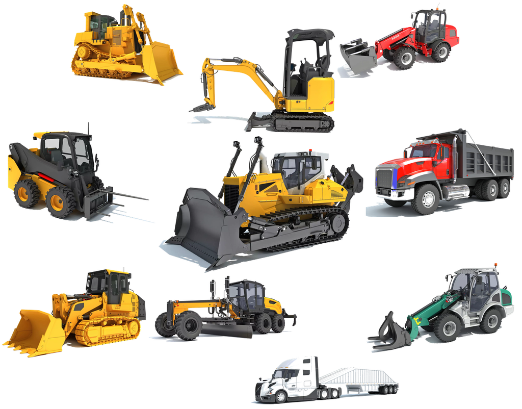 Earthmoving Equipment Pack Professional Construction Machinery