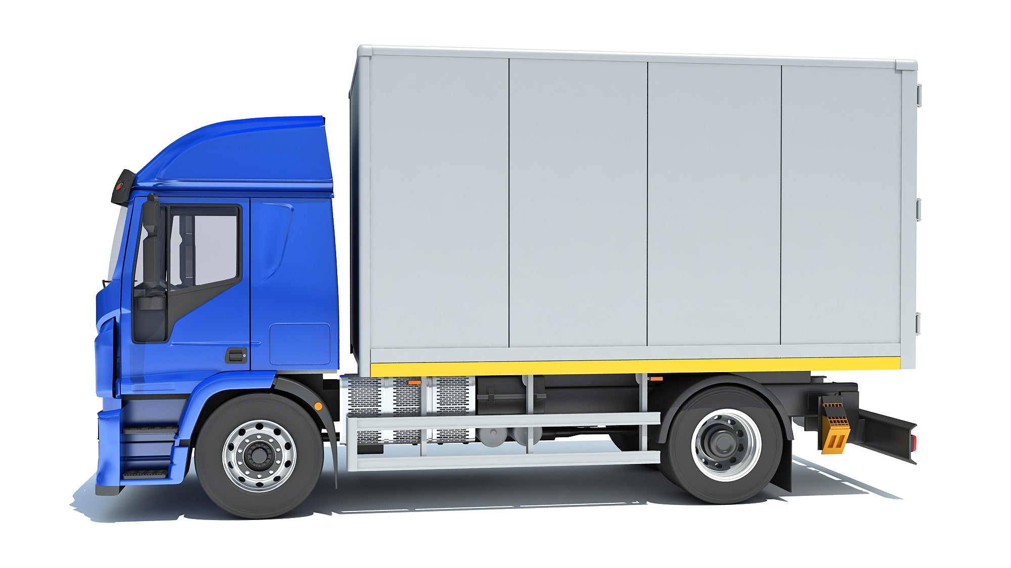 Iveco Eurocargo Box Truck 3D Model