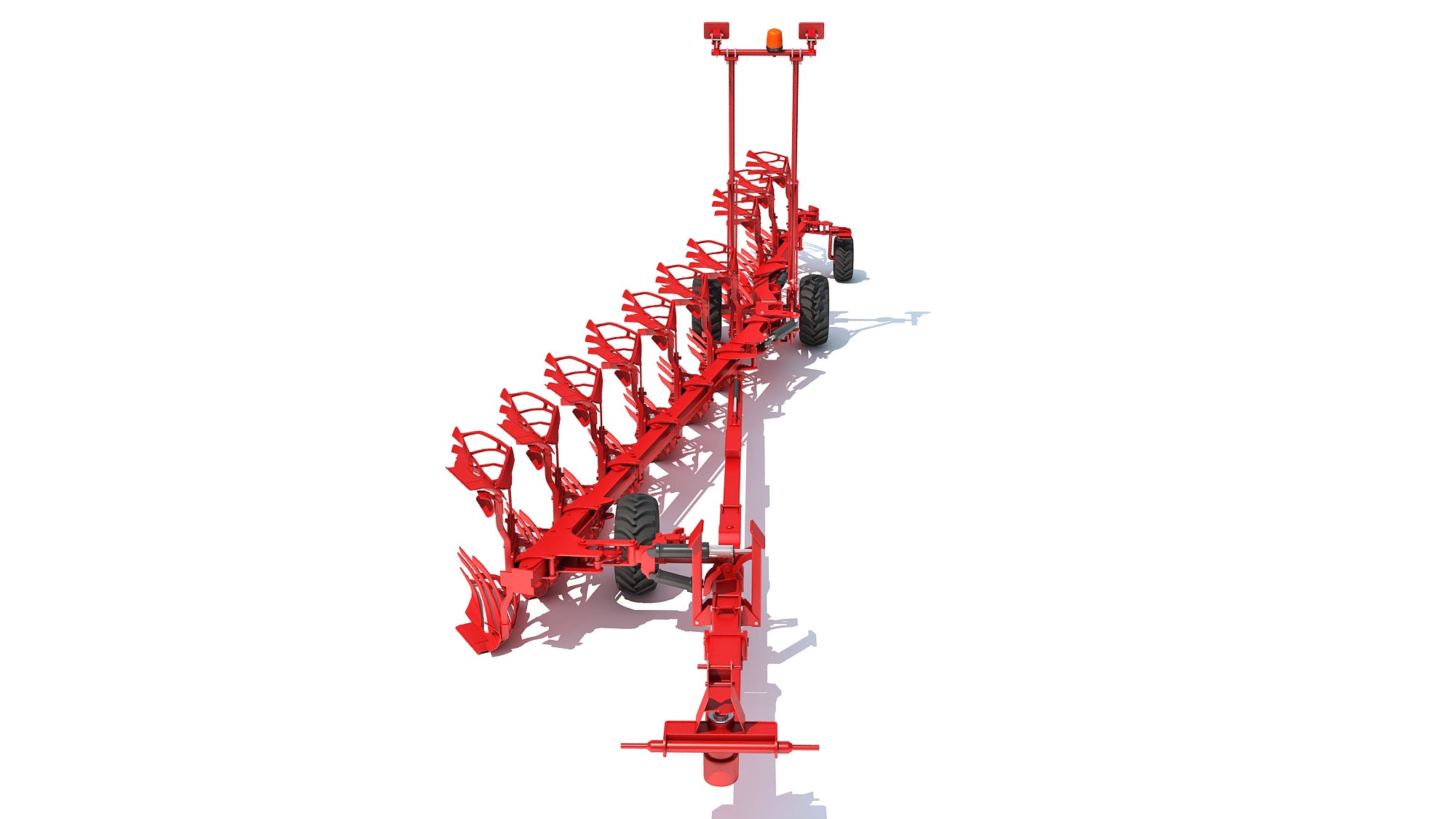 Semi Mounted Farm Plough
