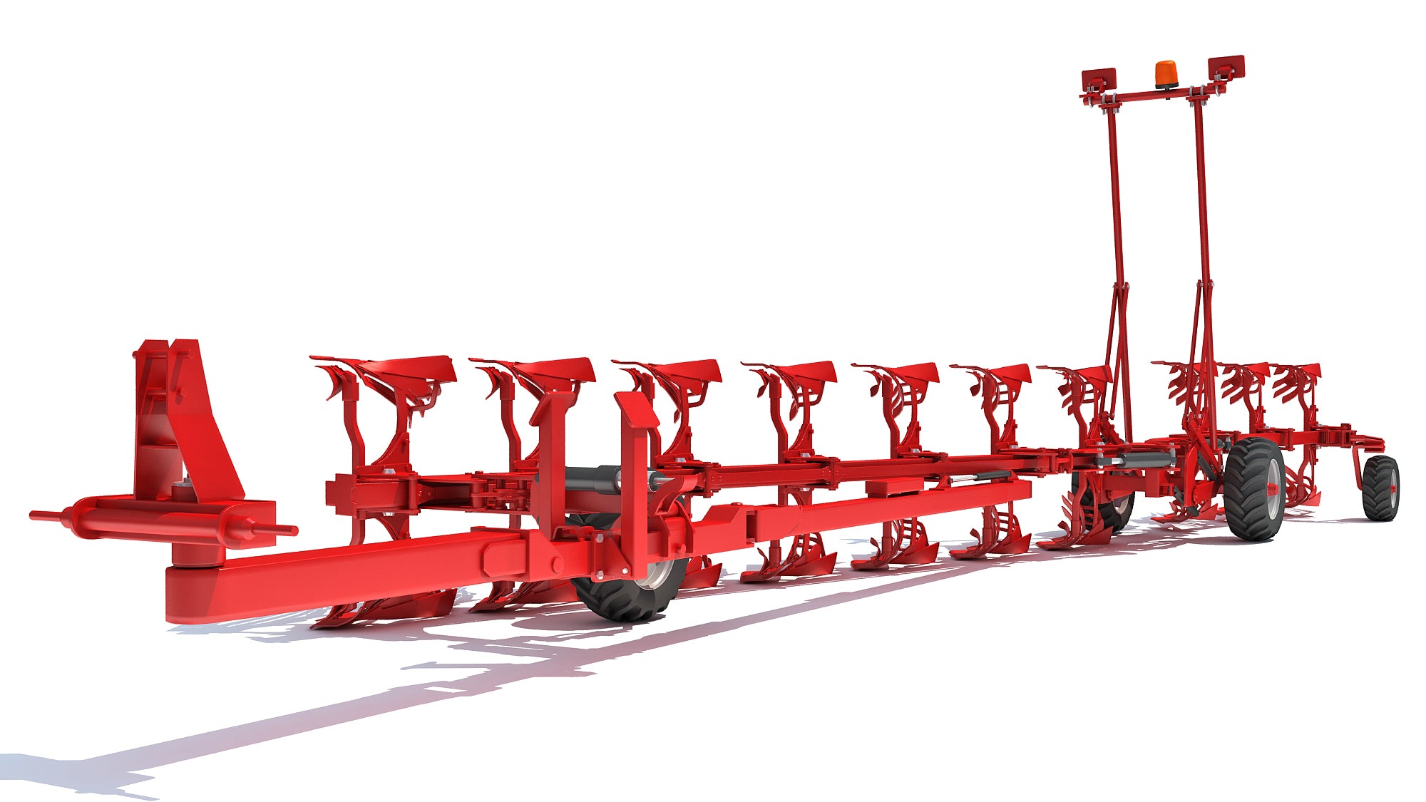 Semi Mounted Farm Plough