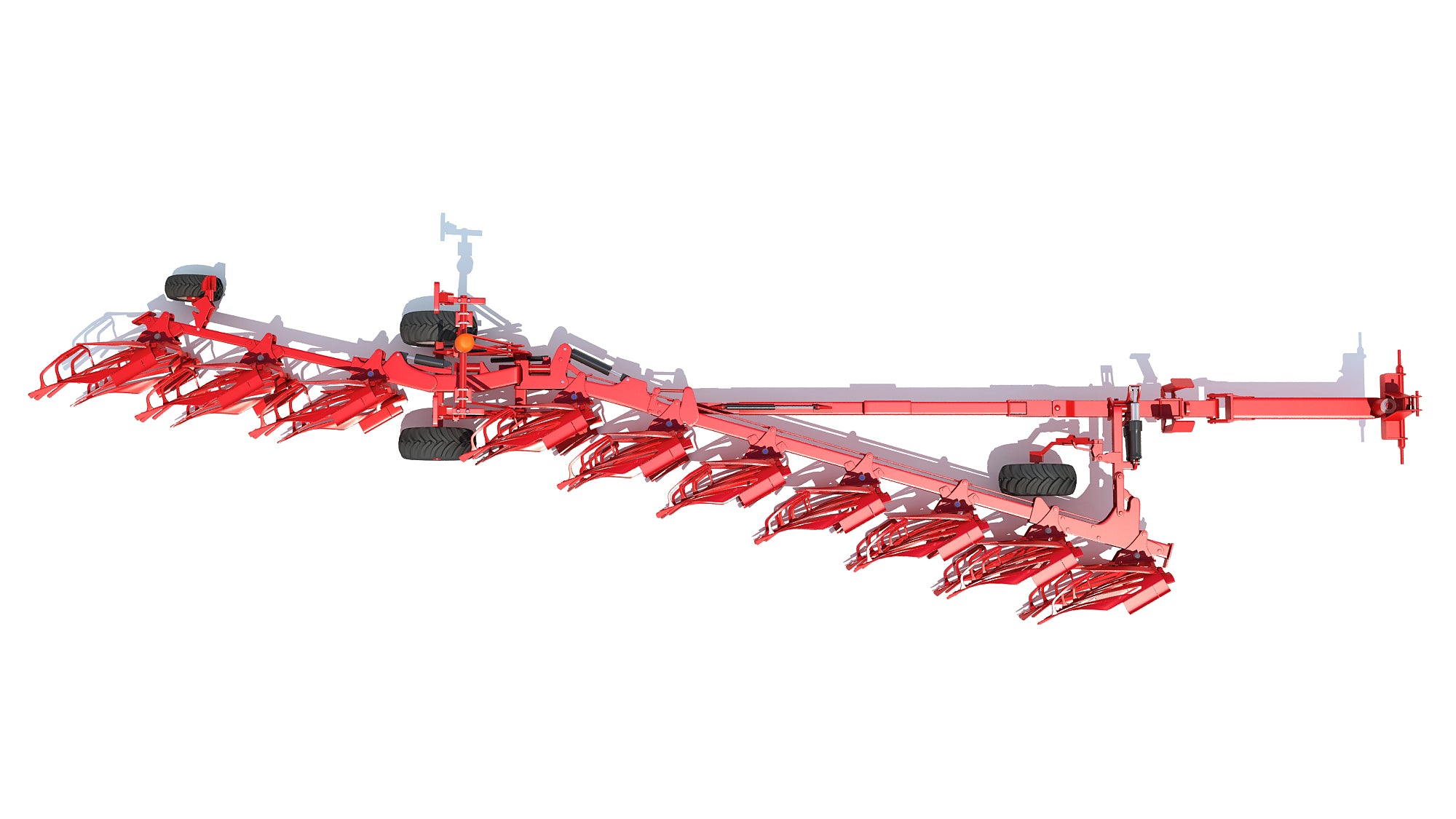 Semi Mounted Farm Plough