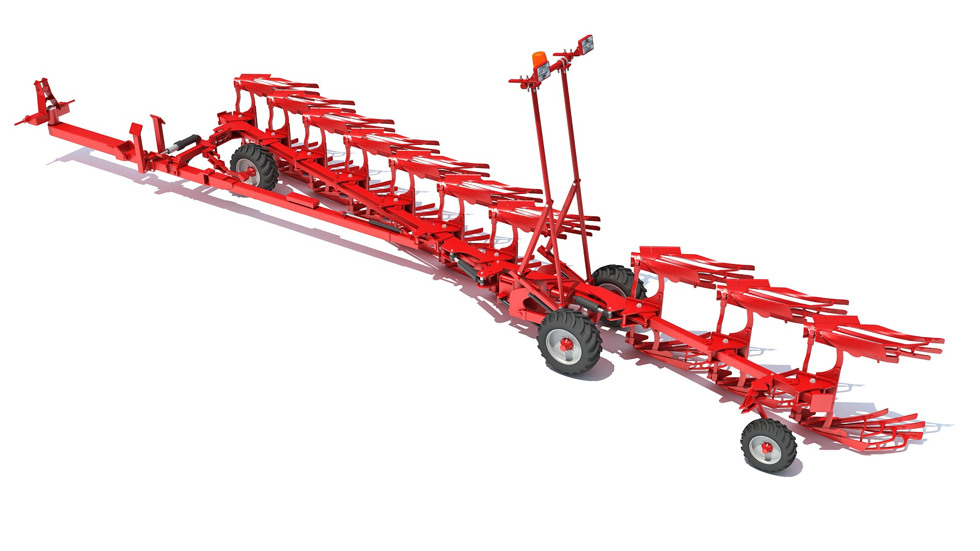 Semi Mounted Farm Plough
