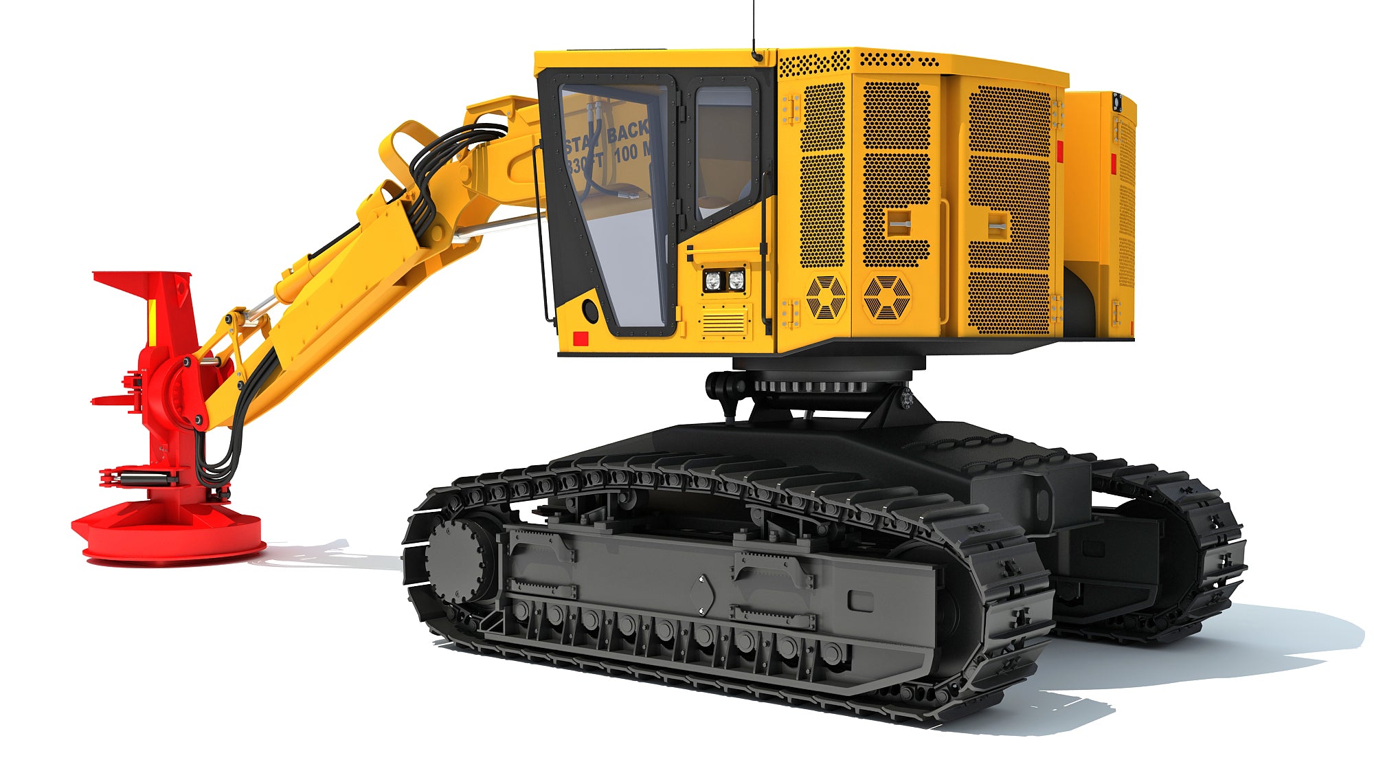 Tracked Feller Buncher Forestry Harvester