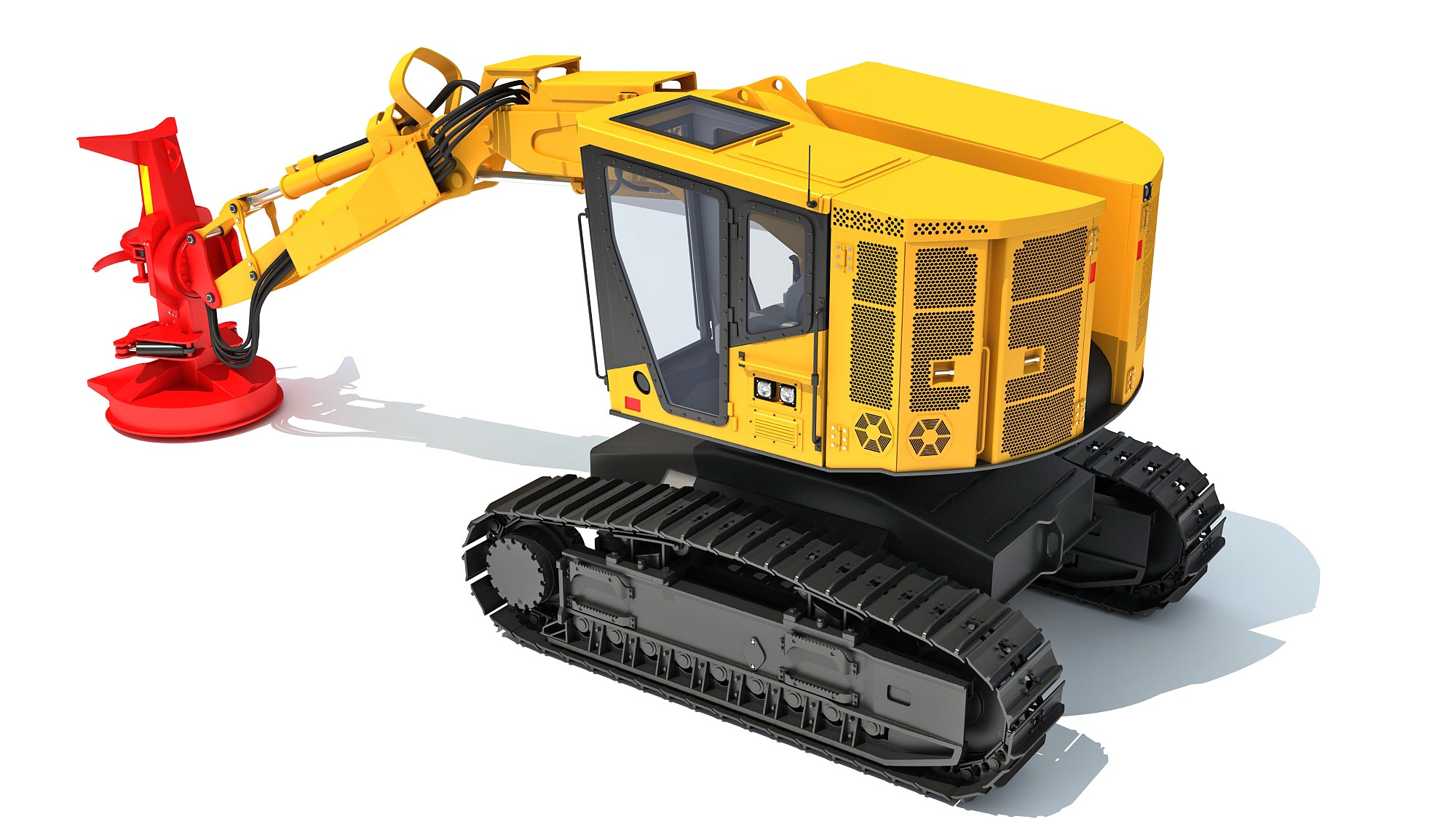 Tracked Feller Buncher Forestry Harvester