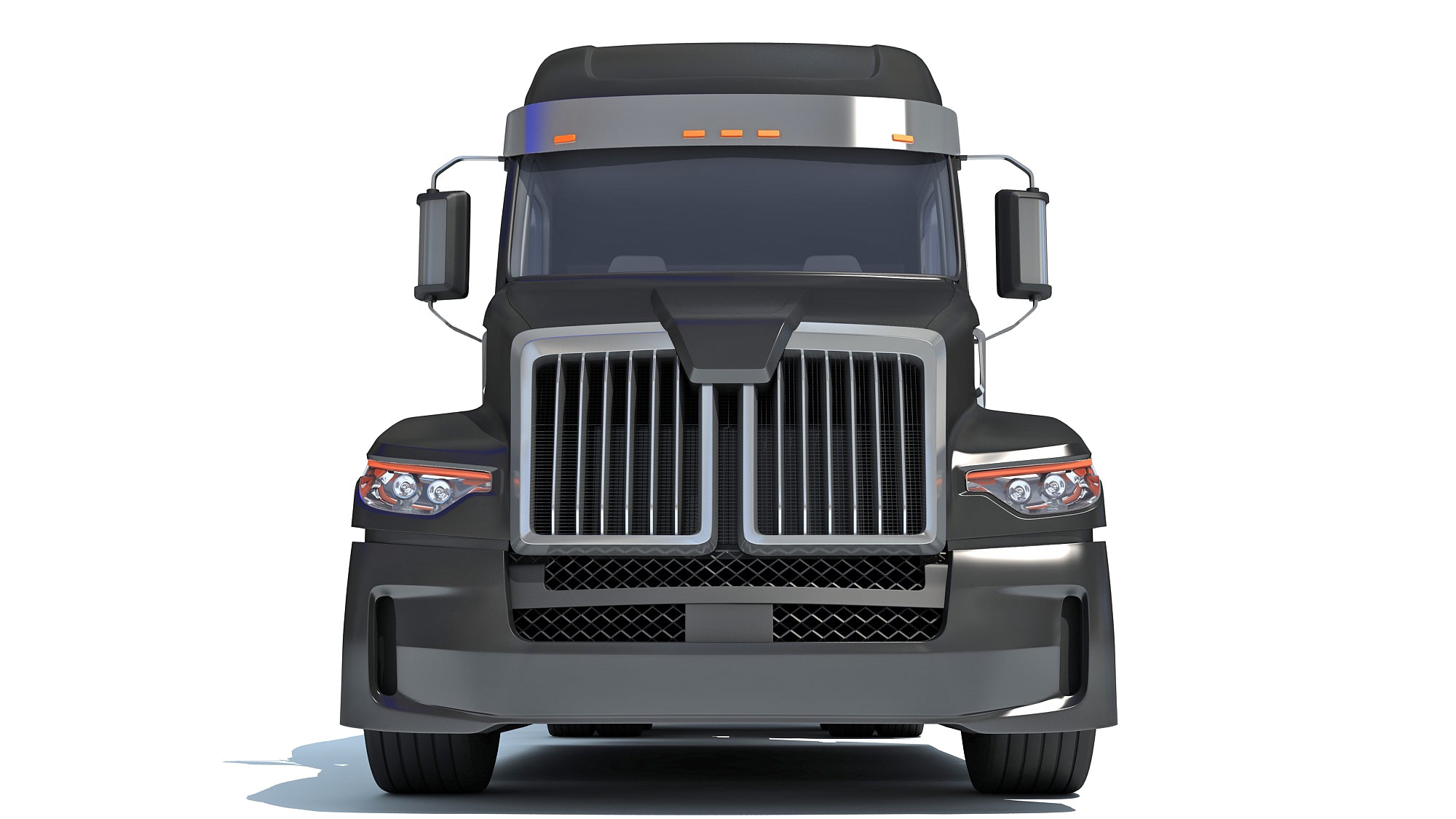 Truck with Flatbed Trailer