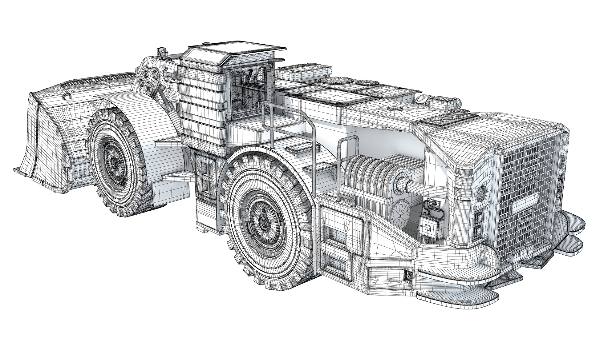 Underground Hard Rock Haulage Loader