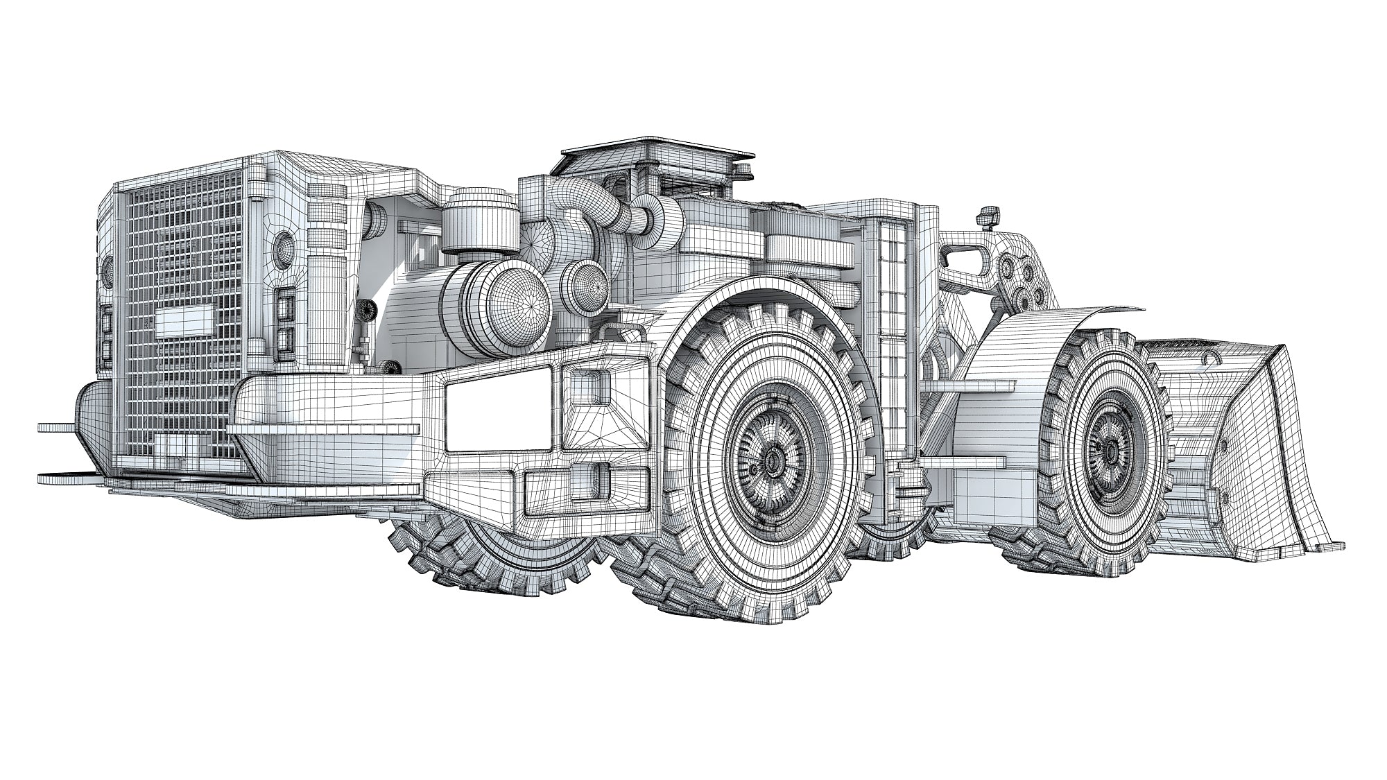 Underground Hard Rock Haulage Loader