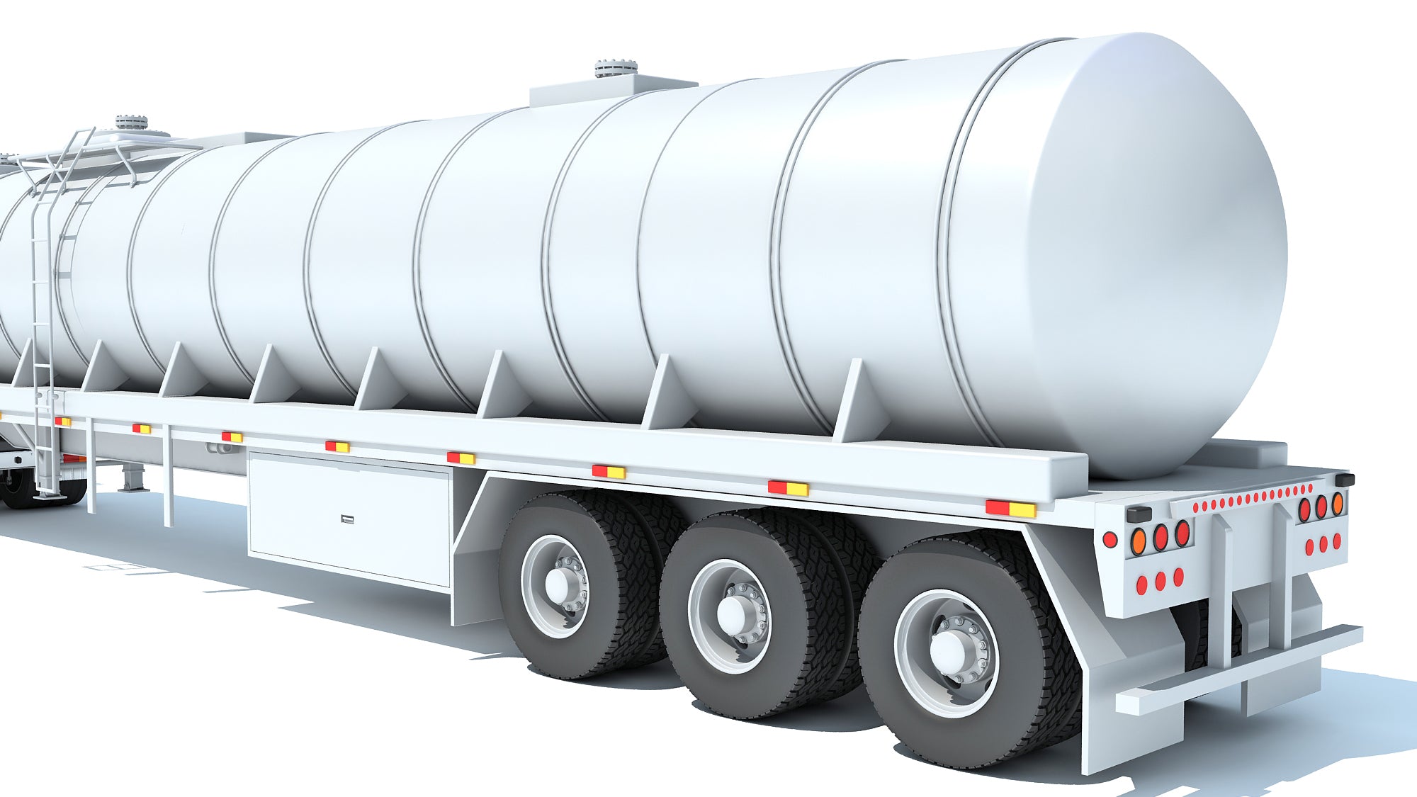 Truck with Tank Semitrailer