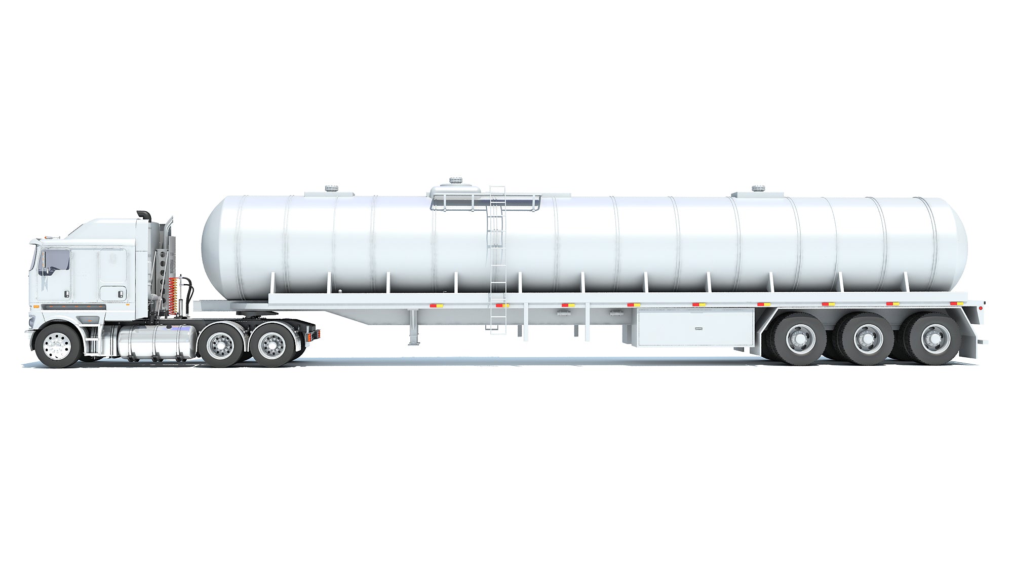 Truck with Tank Semitrailer