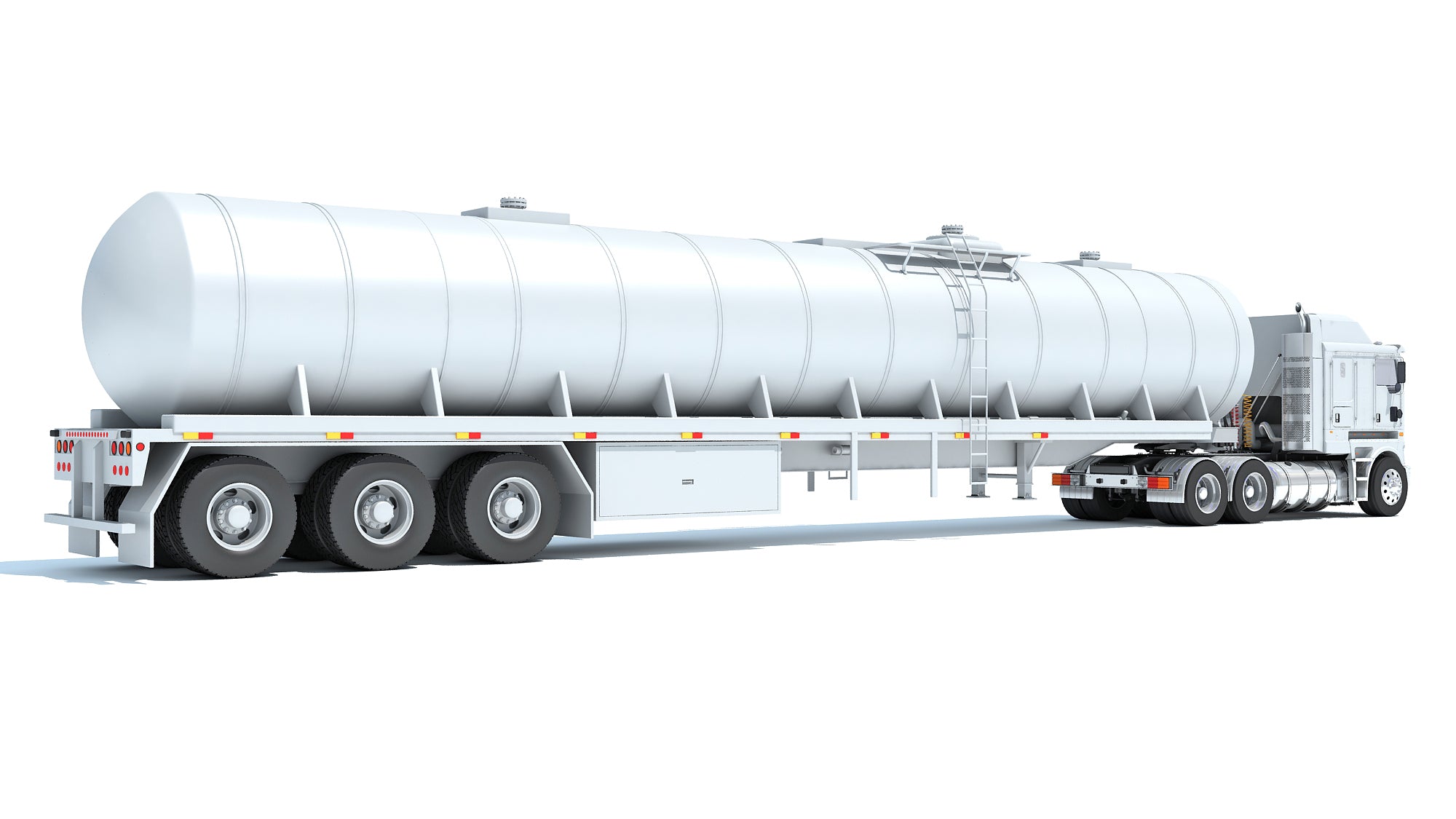 Truck with Tank Semitrailer