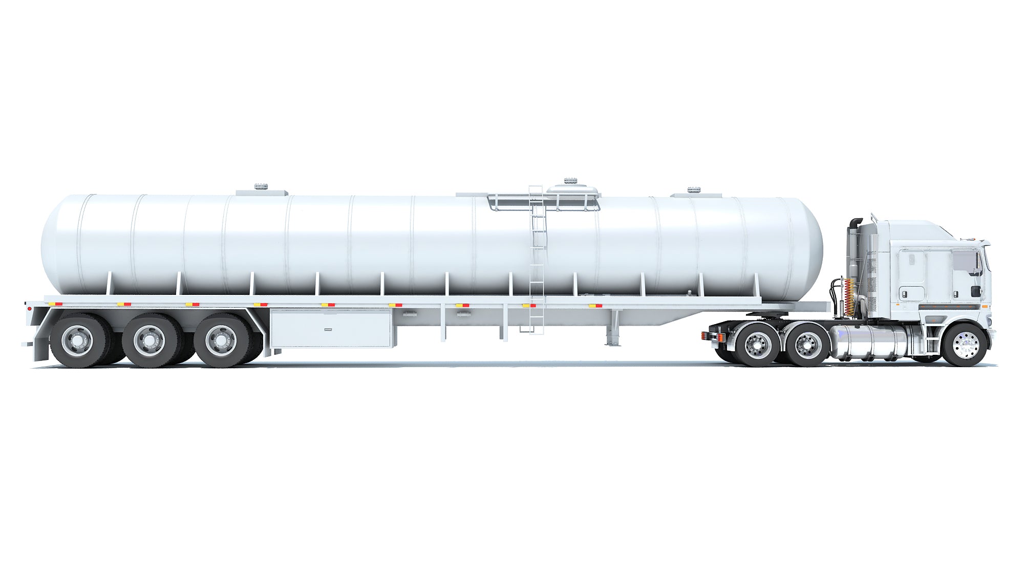 Truck with Tank Semitrailer