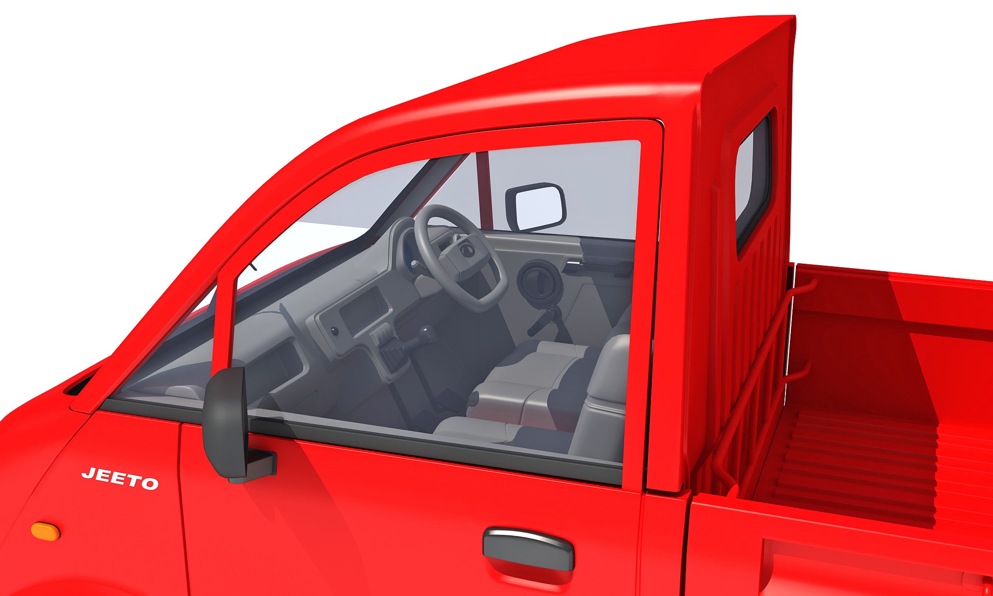 Mahindra Jeeto Minivan 3D Indian Light Commercial Vehicle LCV