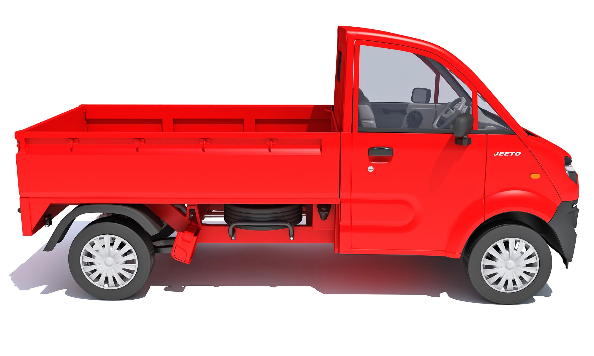 Mahindra Jeeto Minivan 3D Indian Light Commercial Vehicle LCV