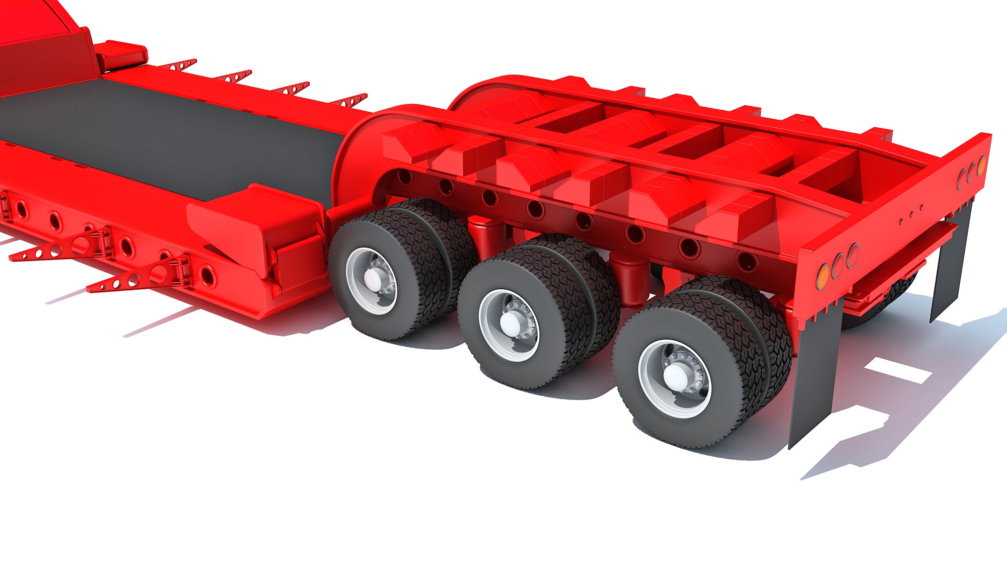 Truck with Lowboy Trailer Kenworth