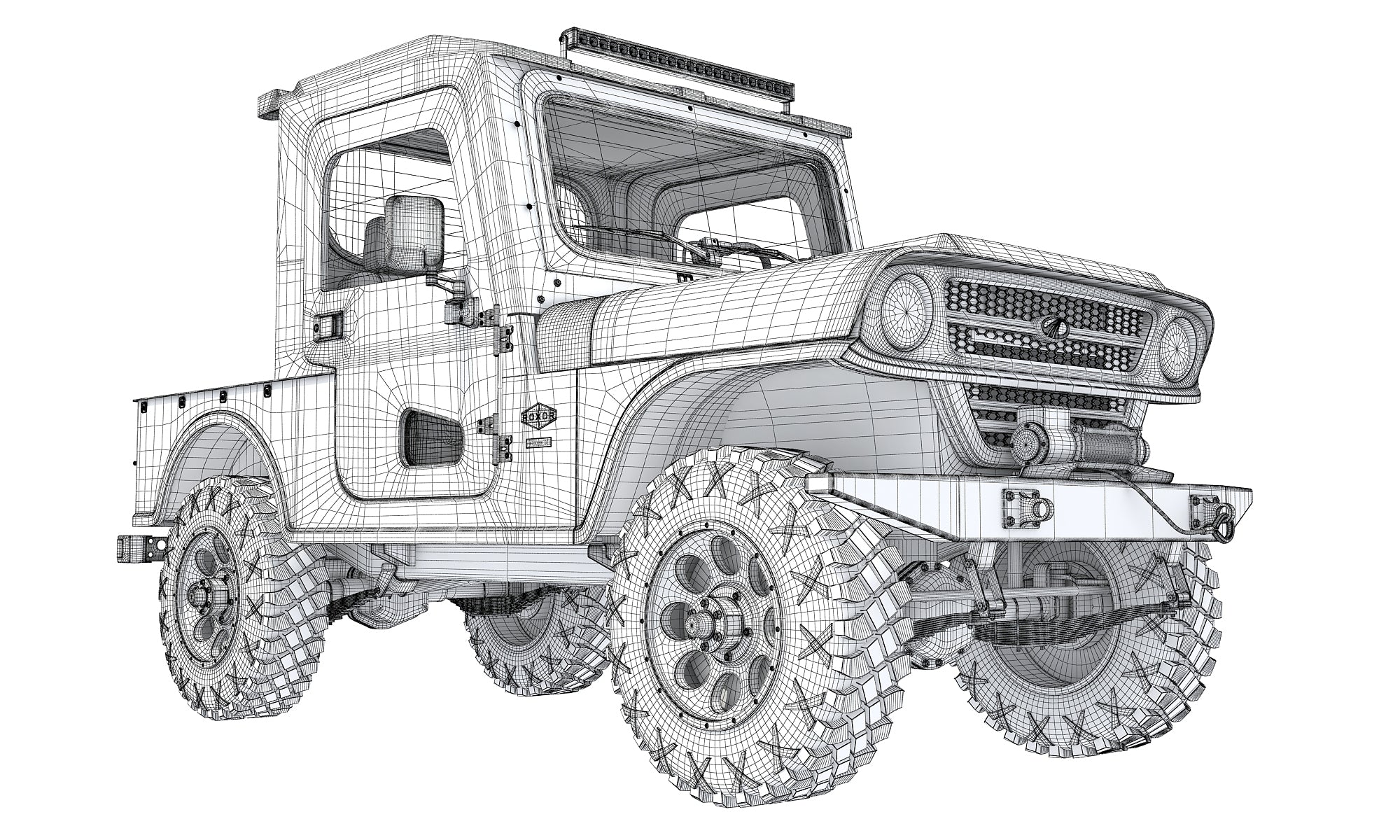 Mahindra ROXOR All-Weather Off-Road Utility Vehicle 3D Model