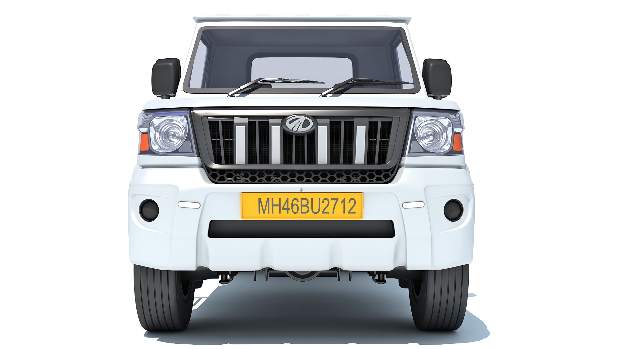 Mahindra Bolero Maxx Pik-Up 3D Model Indian Commercial Pickup Truck