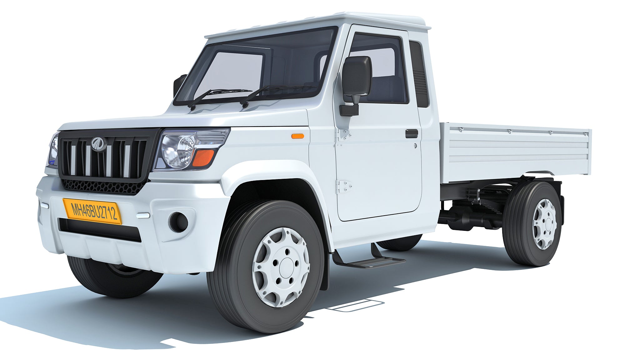 Mahindra Bolero Maxx Pik-Up 3D Model Indian Commercial Pickup Truck