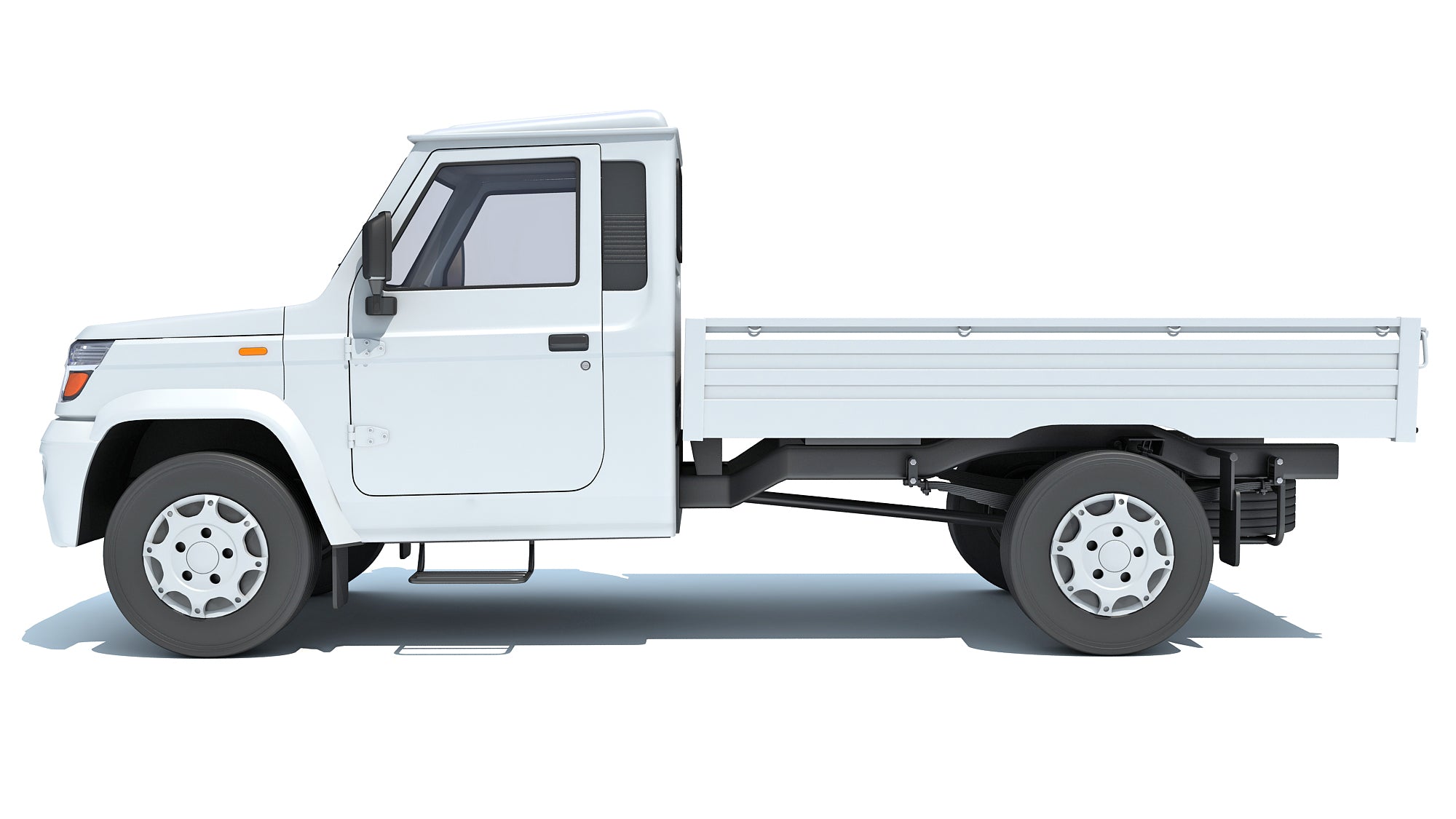 Mahindra Bolero Maxx Pik-Up 3D Model Indian Commercial Pickup Truck