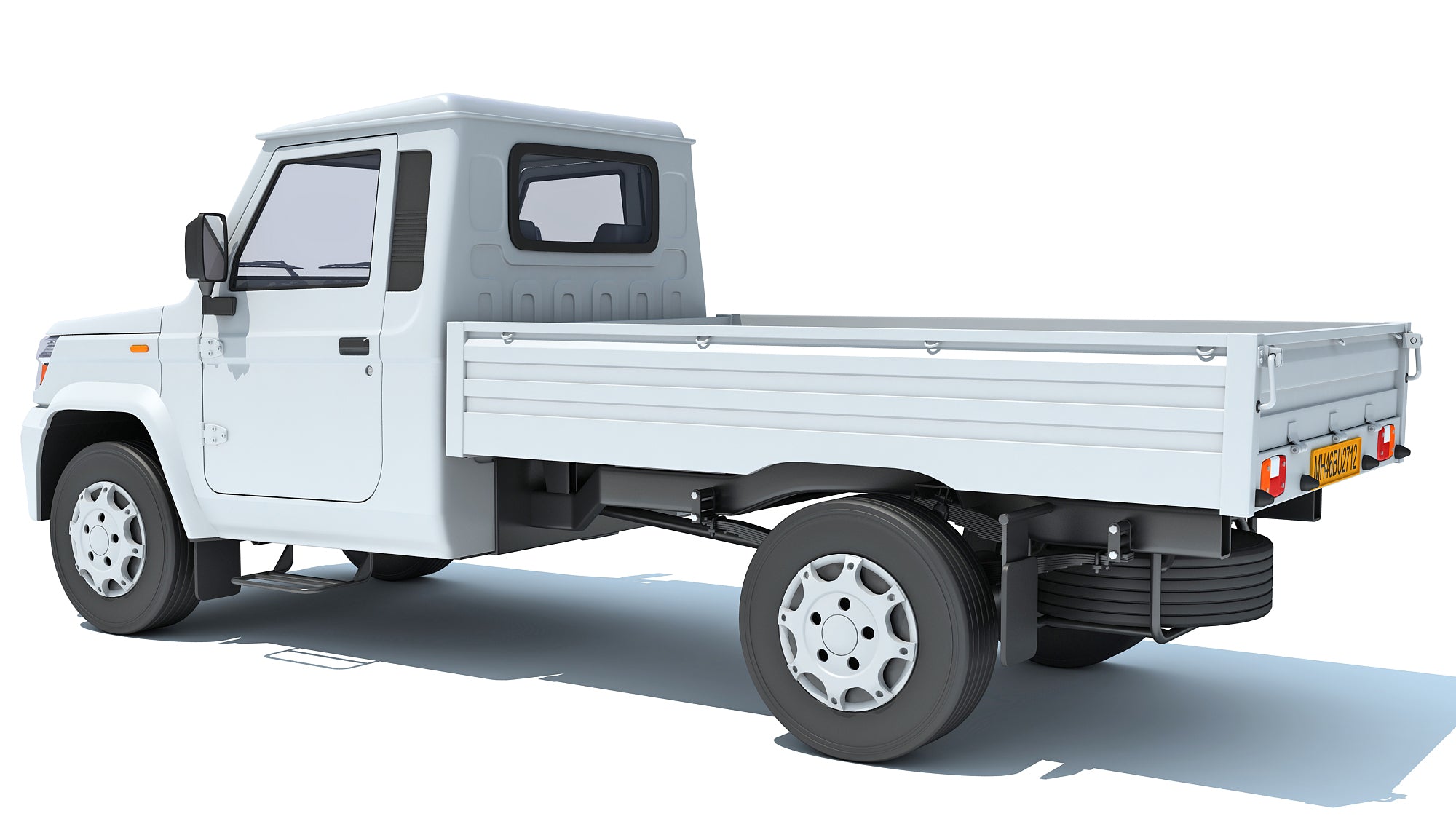 Mahindra Bolero Maxx Pik-Up 3D Model Indian Commercial Pickup Truck